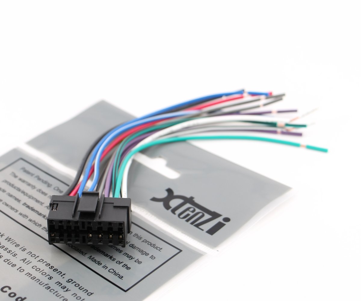 Sony XT91039 Car Radio Wire Harness - Compatible with CD DVD Navigation In-Dash Stereo Systems | Easy Installation for Car Audio Upgrades & DIY Repairs