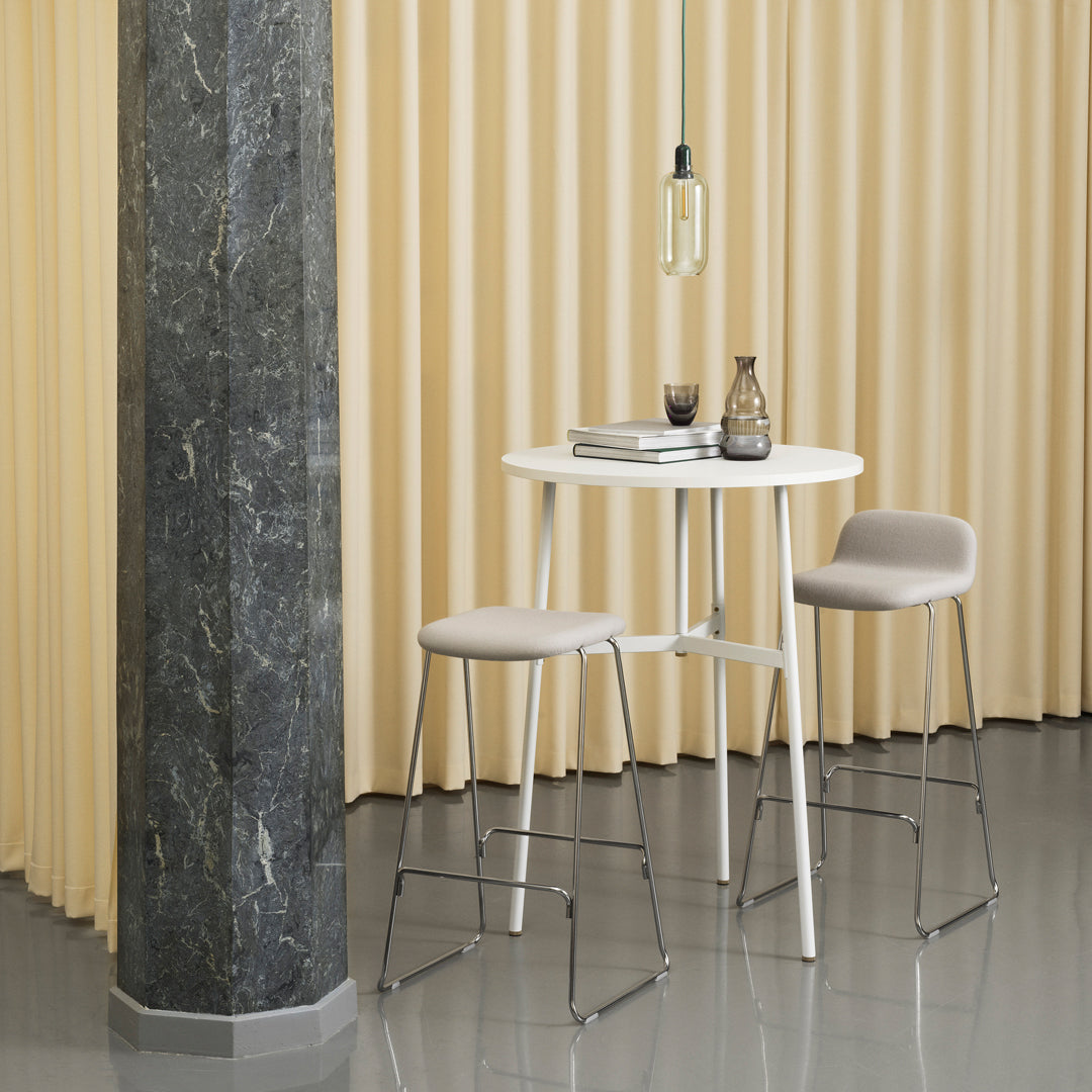 Premium Fully Upholstered Bar Stool with Padded Seat - Modern Kitchen Island & Home Bar Seating for Comfortable Dining & Entertaining