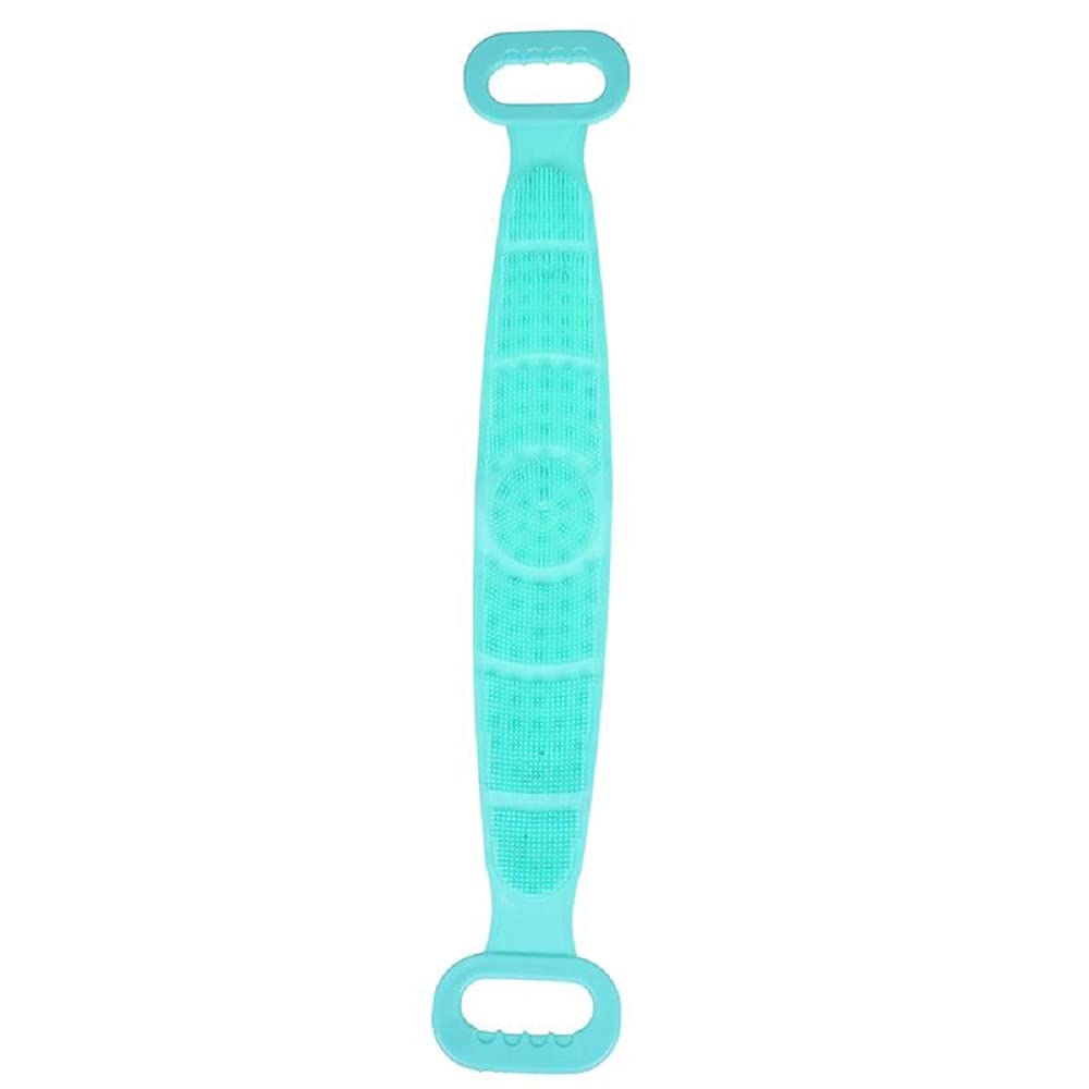 Twiclo Silicone Shower Brush for Exfoliating & Cleansing - Soft Bristle Bath Body Scrubber Brush (1 Pack, Multi-Color) - Perfect for Spa, Back Scrubbing & Dead Skin Removal