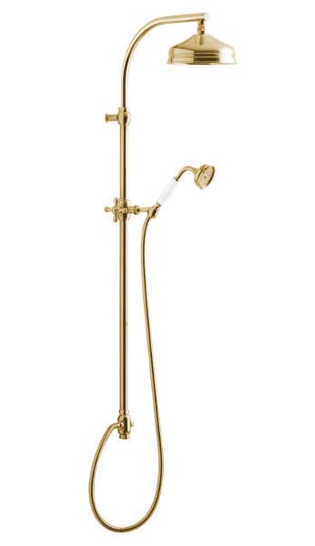 Maxima Brass Shower Set Without Mixer - Premium Bathroom Fixture for Modern & Luxury Home Decor