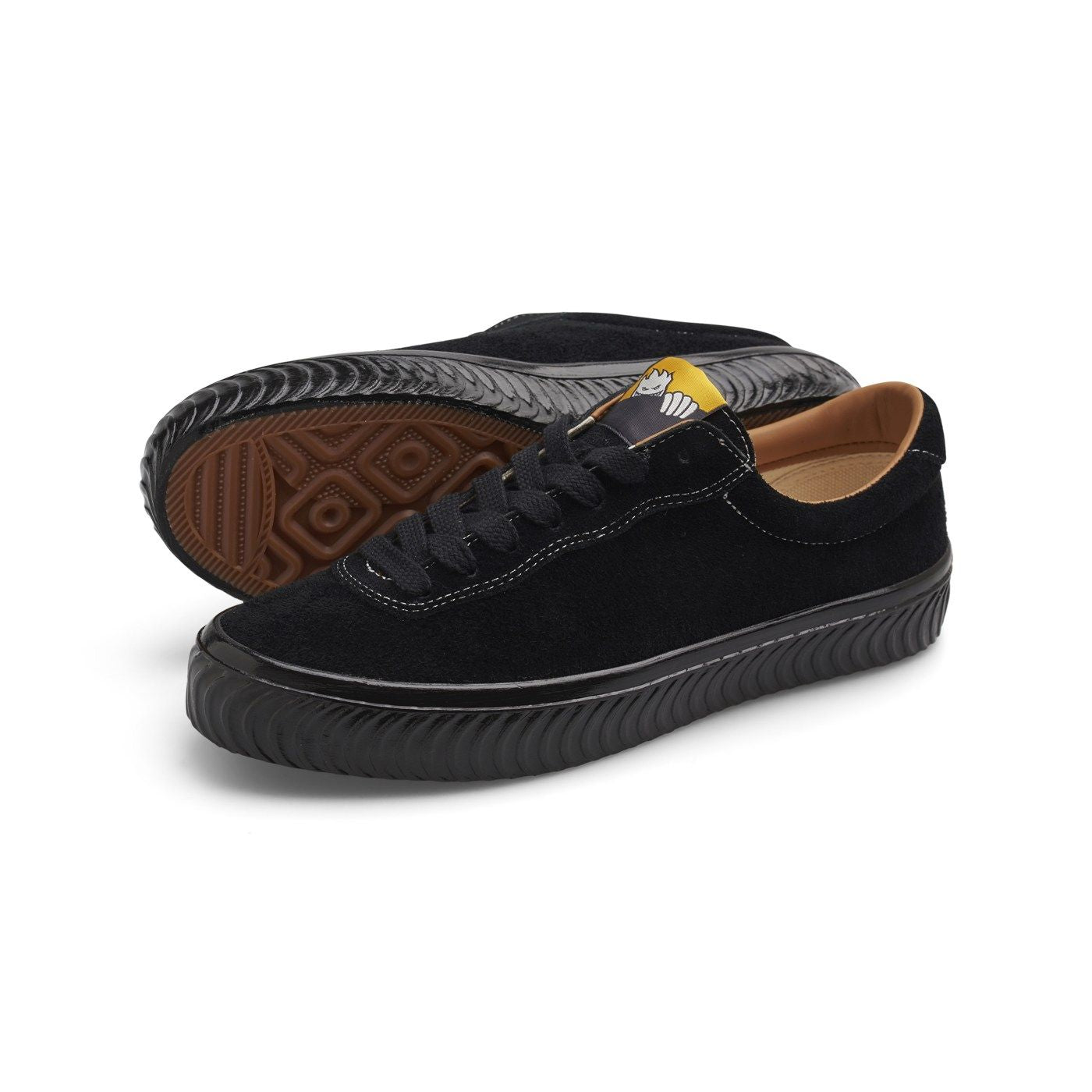 Last Resort AB VM001 Suede Spitefire Lo Sneakers - Black/Black | Men's Streetwear Skate Shoes for Casual Wear & Urban Fashion