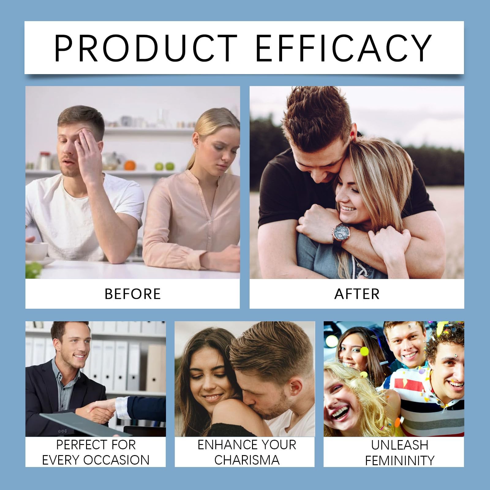 Premium Men's Cologne - Long Lasting Fragrance for Date Night & Special Occasions - 1.87 Fl Oz Pheromone Perfume - Gift for Him - Perfect for Romantic Evenings, Weddings & Night Out