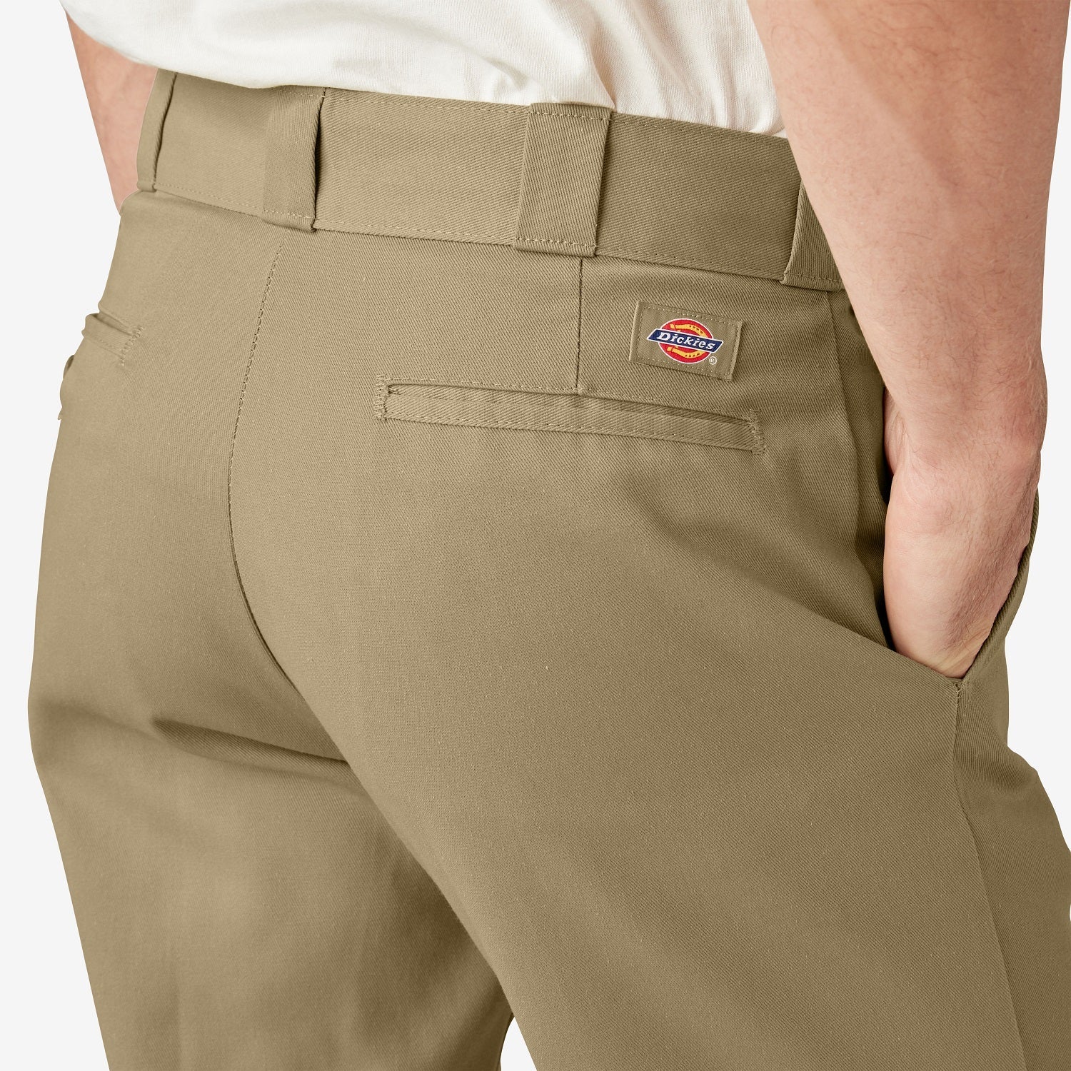 Dickies Men's Original 874 Work Pants - Durable Khaki Twill Workwear for Construction, Carpentry & Outdoor Jobs | Comfort Fit for Professionals