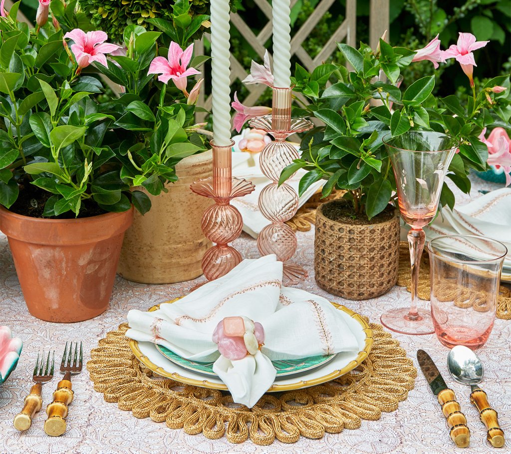 Boho Style Natural Fiber Placemats Set of 4 - Eco-Friendly Table Mats for Dining Room, Kitchen, or Outdoor Picnic Decor