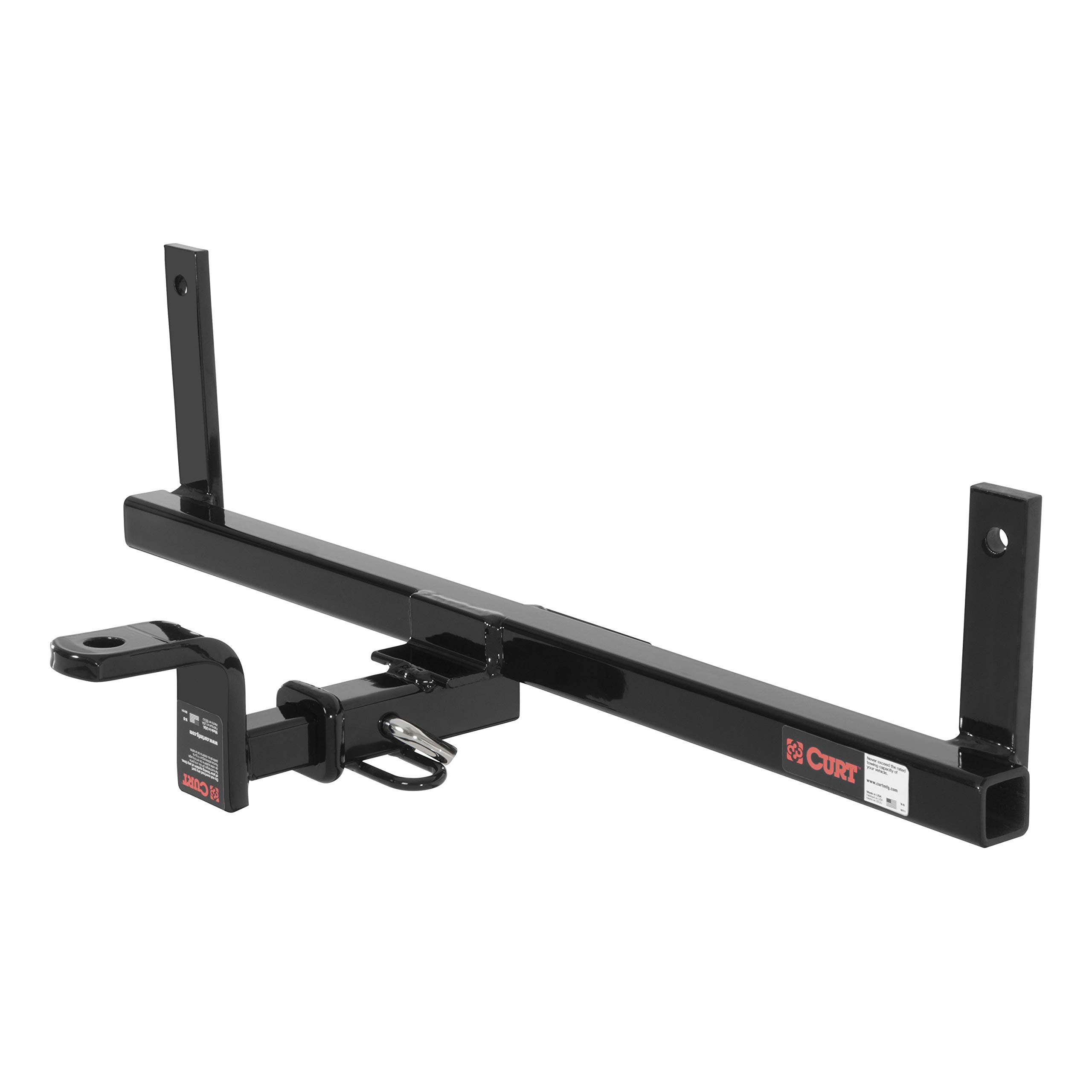CURT 117643 Class 1 Trailer Hitch with Ball Mount - 1-1/4 Inch Receiver for Select Daewoo Nubria | Towing Accessories for Small Trailers, Boats & Utility Hauling