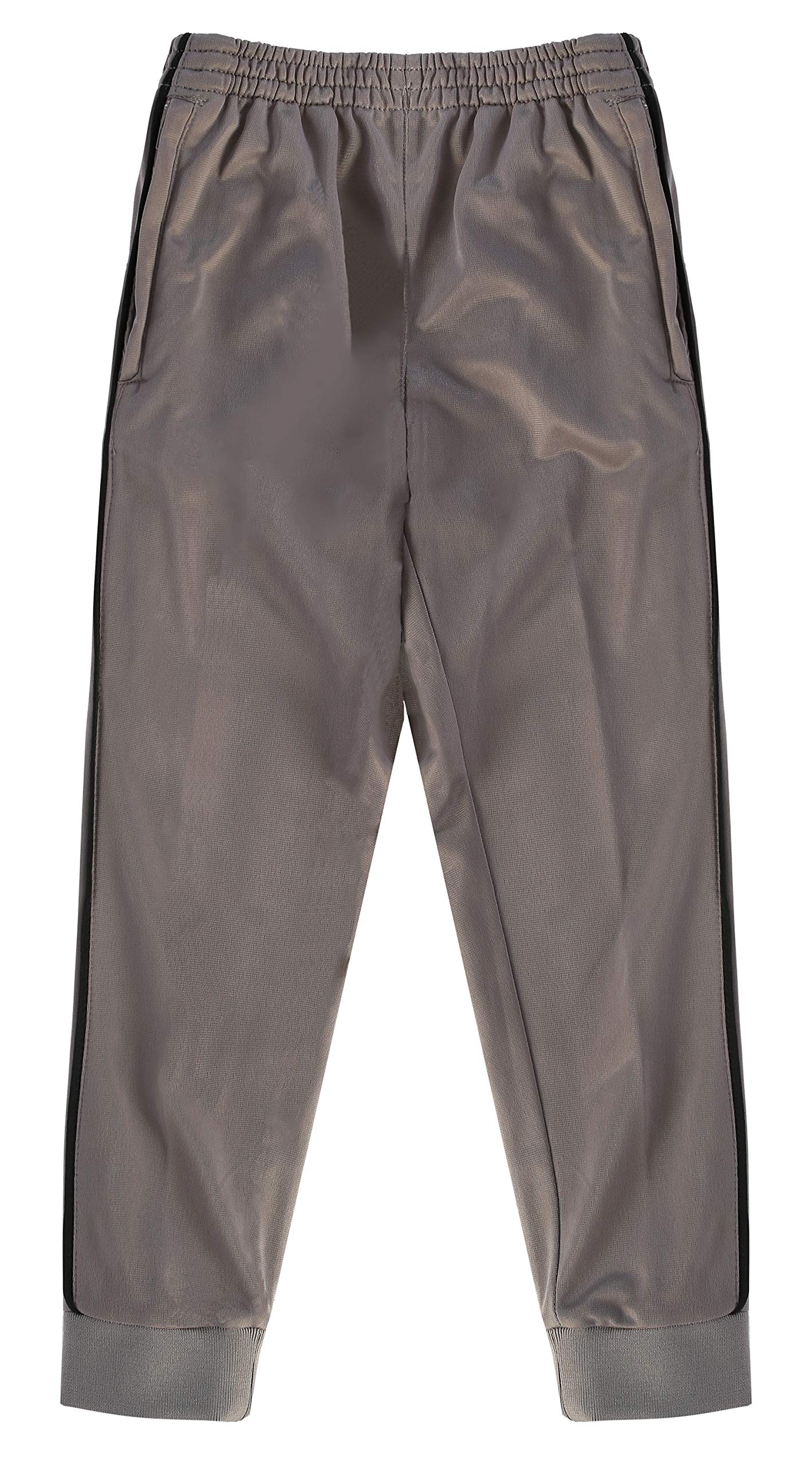 Gioberti Boys' Athletic Jogger Pants with Ribbed Cuff - Comfortable Running Track Pants for Kids & Boys - Perfect for School, Sports & Casual Wear