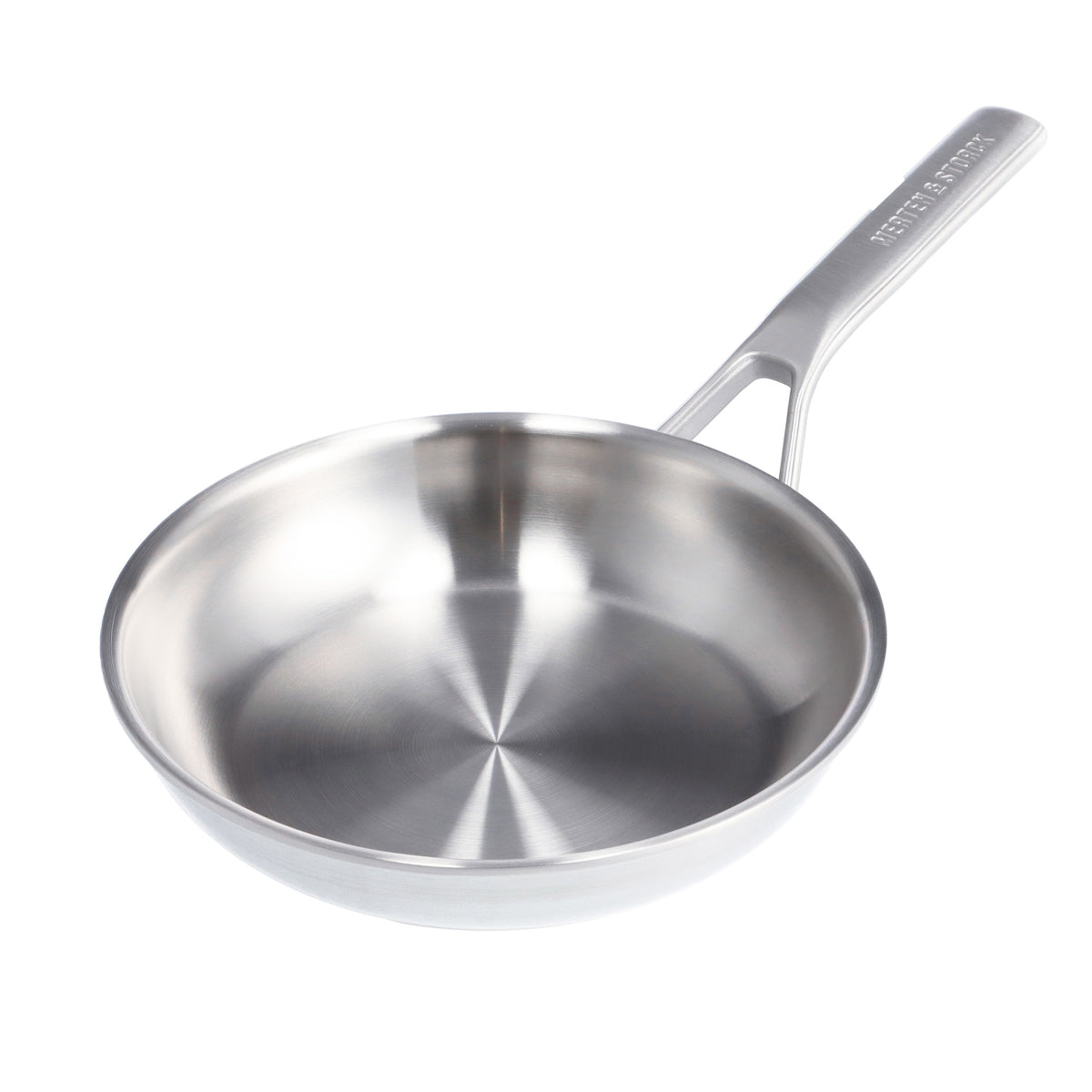 Premium Merten & Storck 8-Inch Stainless Steel Fry Pan - Nonstick Skillet for Perfect Searing & Frying - Ideal for Home Cooking, Restaurants & Camping