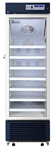 14 CF 2-8°C Upright Laboratory Freezer - Medical Grade Vaccine Refrigerator with Lockable Glass Door | UL Certified, 110V for Pharmacy, Clinic & Lab Use | Ideal for Sample Storage, Drug Preservation & Vaccine Safety