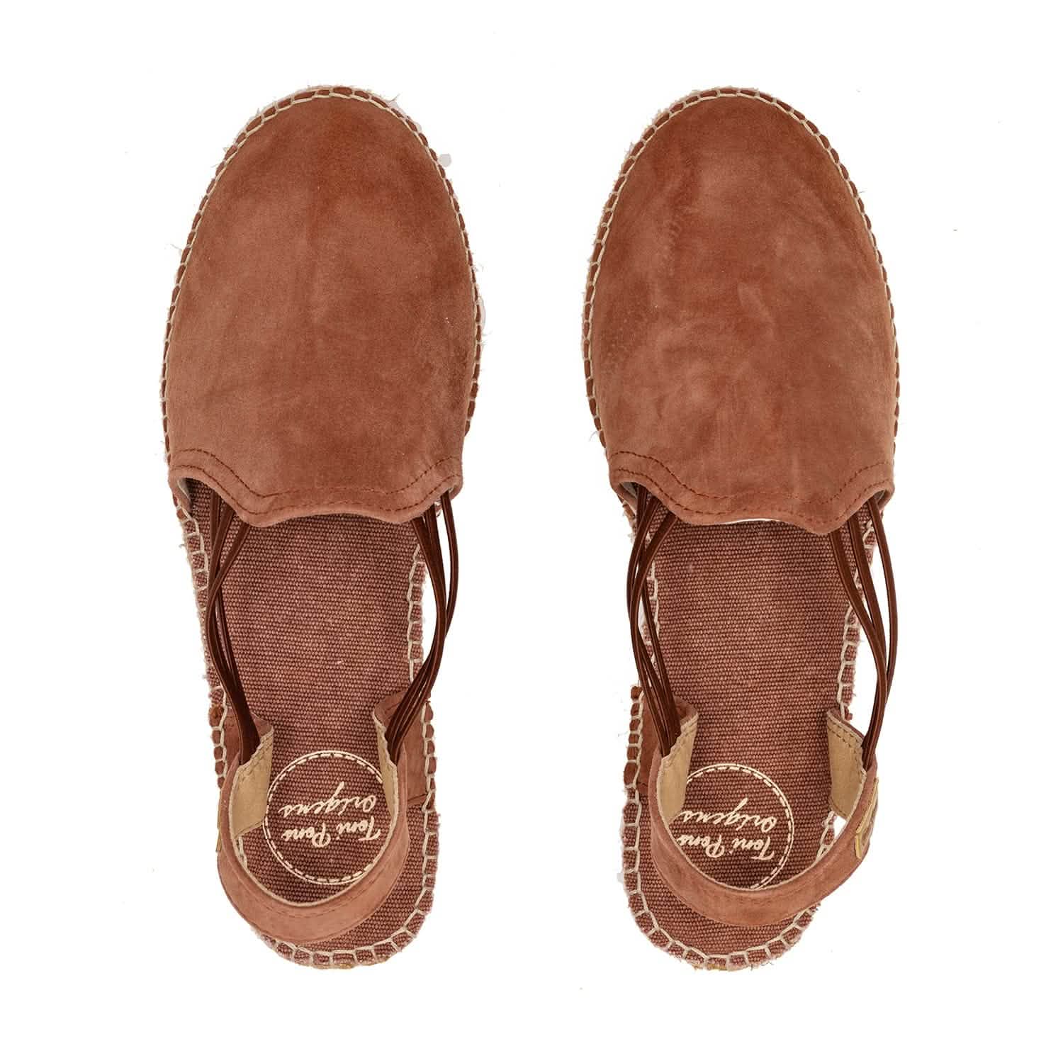 Women's Plain Suede Leather Wedge Espadrilles - Comfortable Casual Summer Shoes for Beach, Vacation & Everyday Wear | Nuria