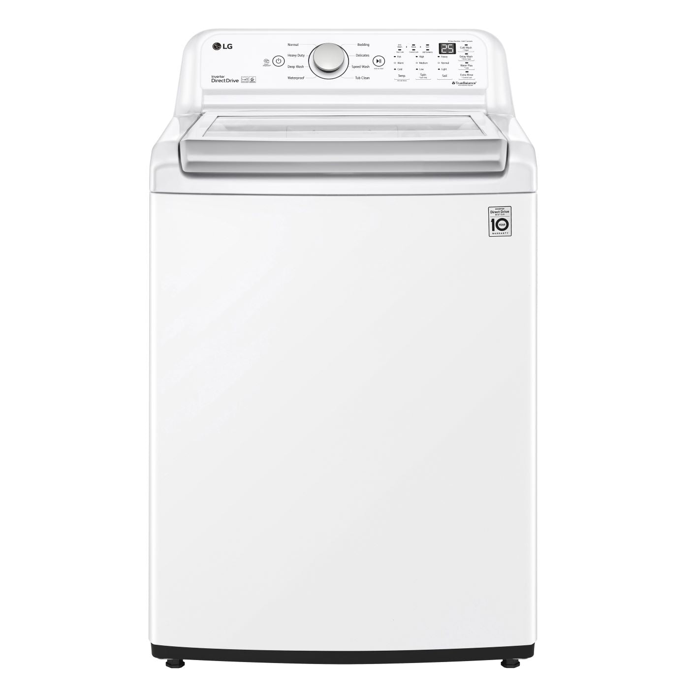 LG WT7150CW 5.8 Cu. Ft. White Top Load Washing Machine with 6Motion™ Technology - Perfect for Large Families & Heavy Laundry Loads