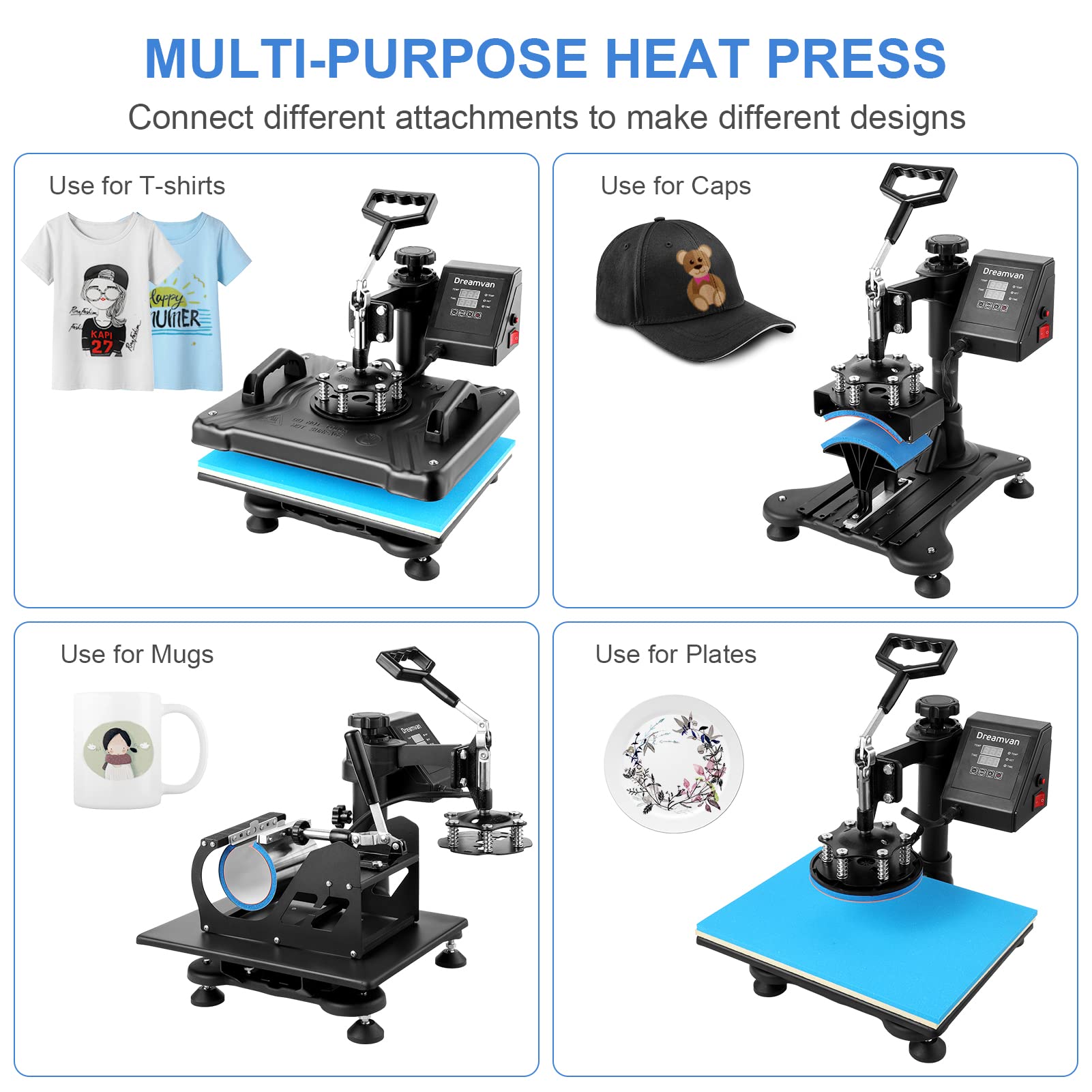 5-in-1 Digital Heat Press Machine 12