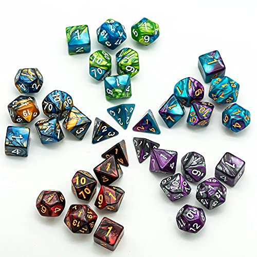 5sets/35pcs Double-color