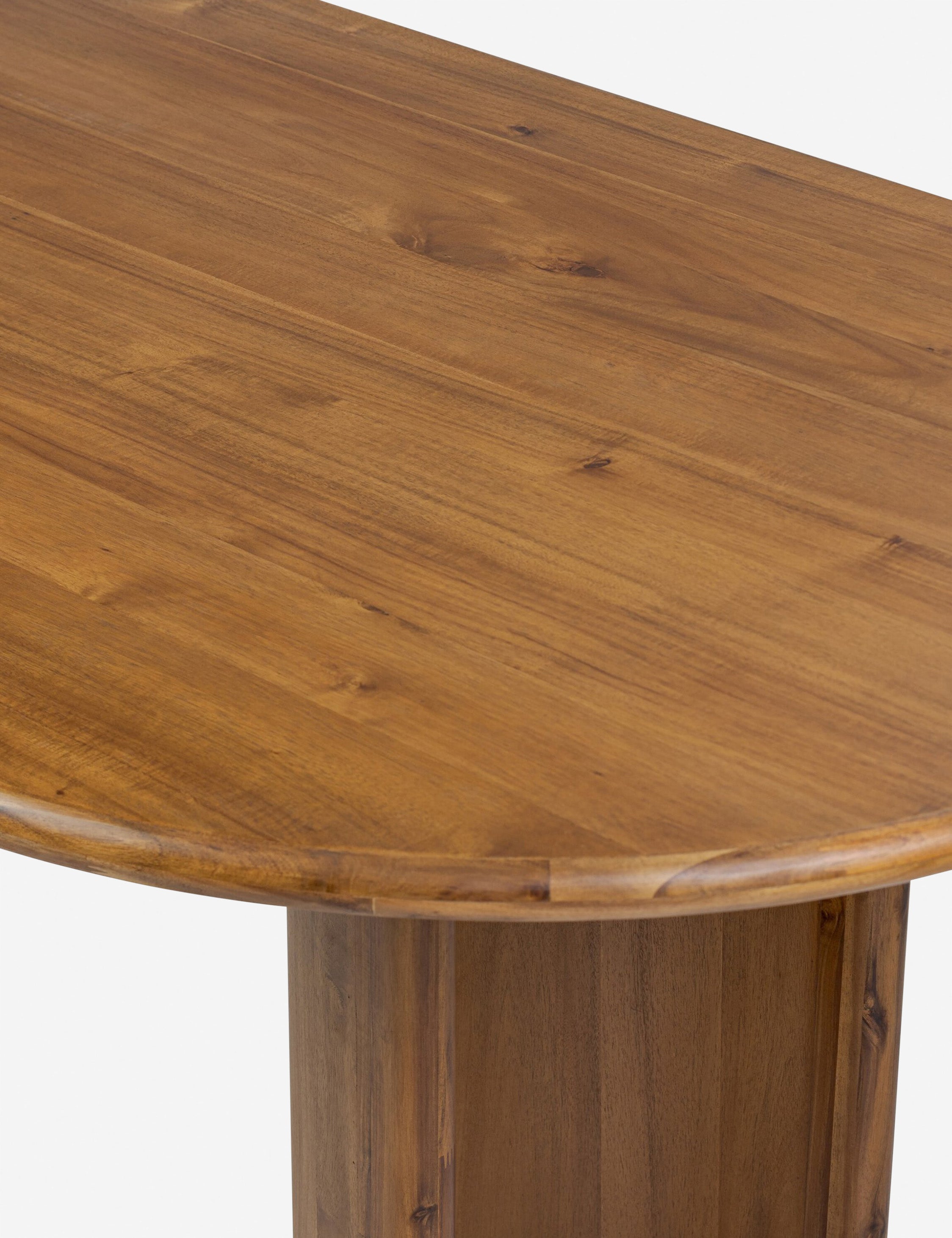 Modern Gilda Oval Dining Table - Solid Wood Kitchen Table for 6 - Perfect for Family Dinners & Entertaining Guests