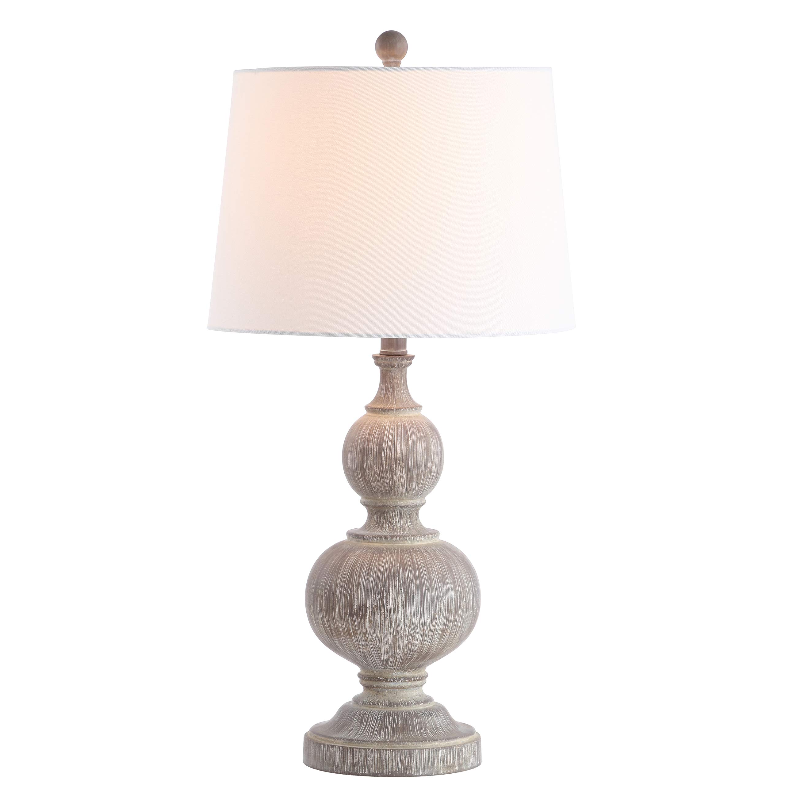 SAFAVIEH Ephraim Brown 29-inch Table Lamp Set of 2 with LED Bulbs - Modern Bedside Lighting for Bedroom, Living Room & Home Office - Perfect for Reading, Working & Ambient Decor