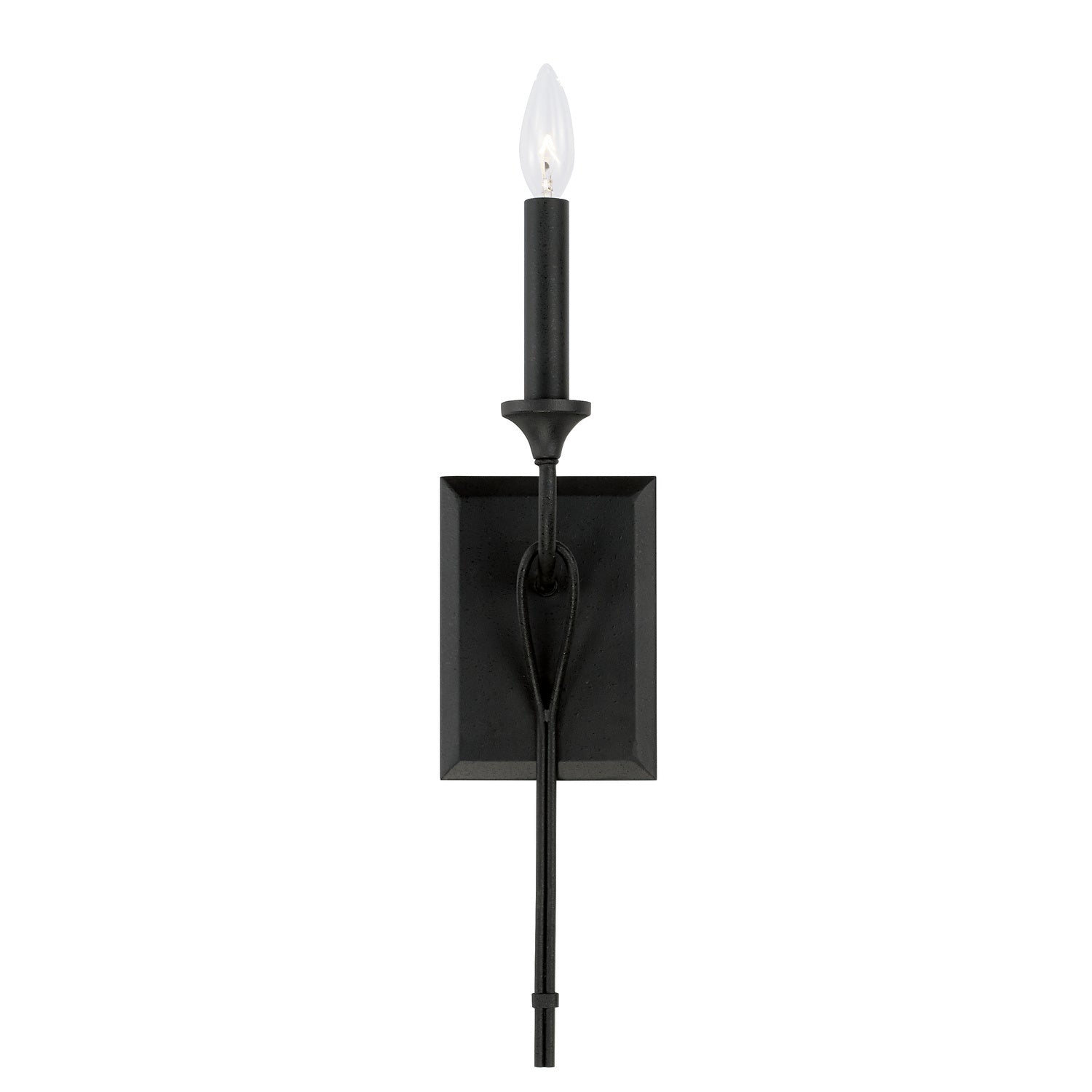 Capital Lighting One Light Wall Sconce - Modern Wall Light Fixture for Bedroom, Living Room & Hallway Decor
