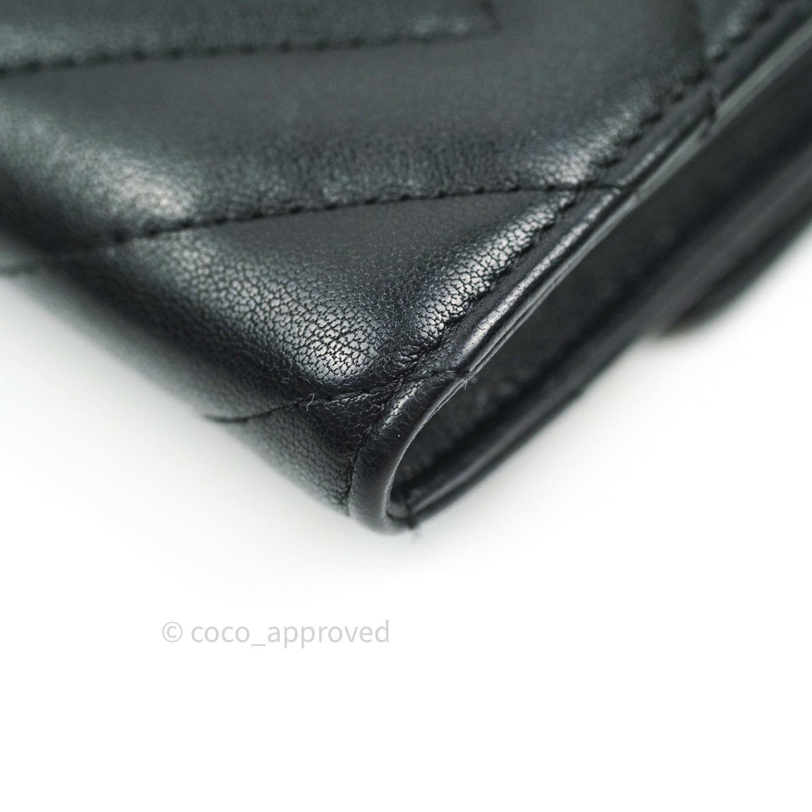 Chanel Chevron Sheepskin Reissue Large Flap Wallet So Black - Luxury Designer Womens Wallet for Everyday Use & Special Occasions