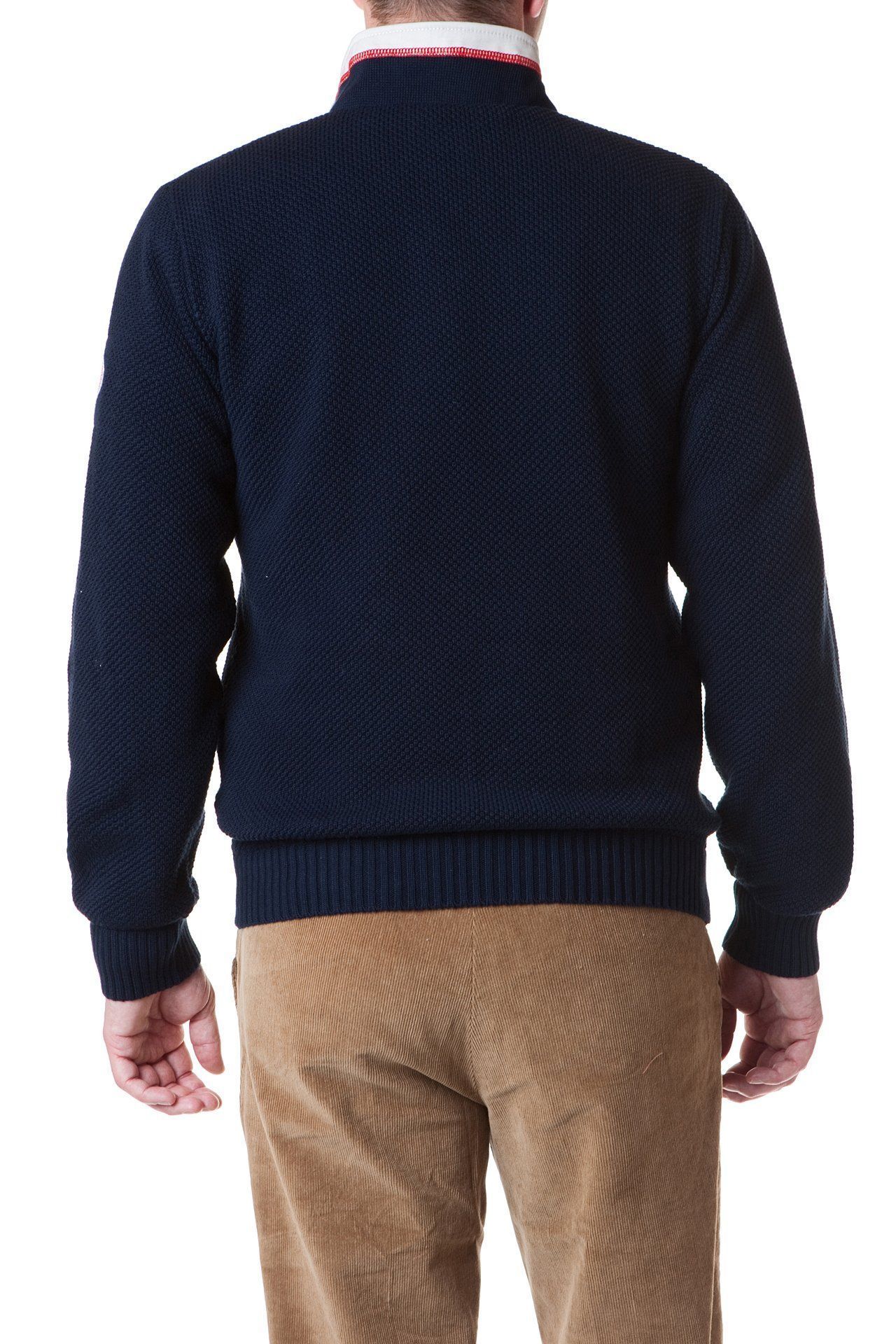 Classic WP Navy Holebrook Sweater for Men - Cozy & Stylish Knitwear for Casual Wear, Office, and Outdoor Activities