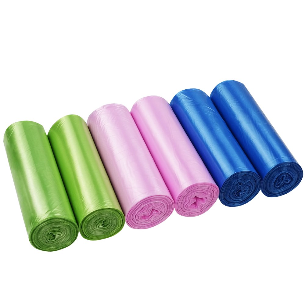5 Gallon Bathroom Trash Bags - 120 Count Colored Medium Garbage Can Liners for Kitchen, Office & Bathroom Waste Disposal | Durable & Leak-Proof