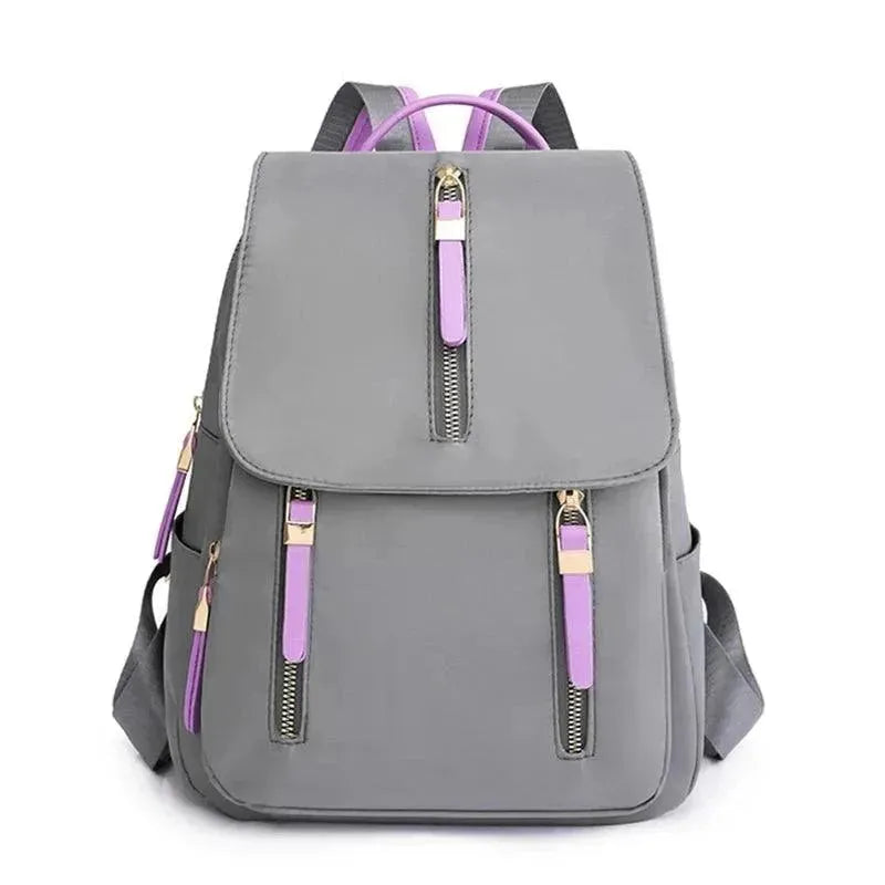 Stylish Nylon Women's Backpack - Lightweight Durable Travel Bag for Work, School & Outdoor Adventures | Water-Resistant Laptop Backpack with USB Charging Port