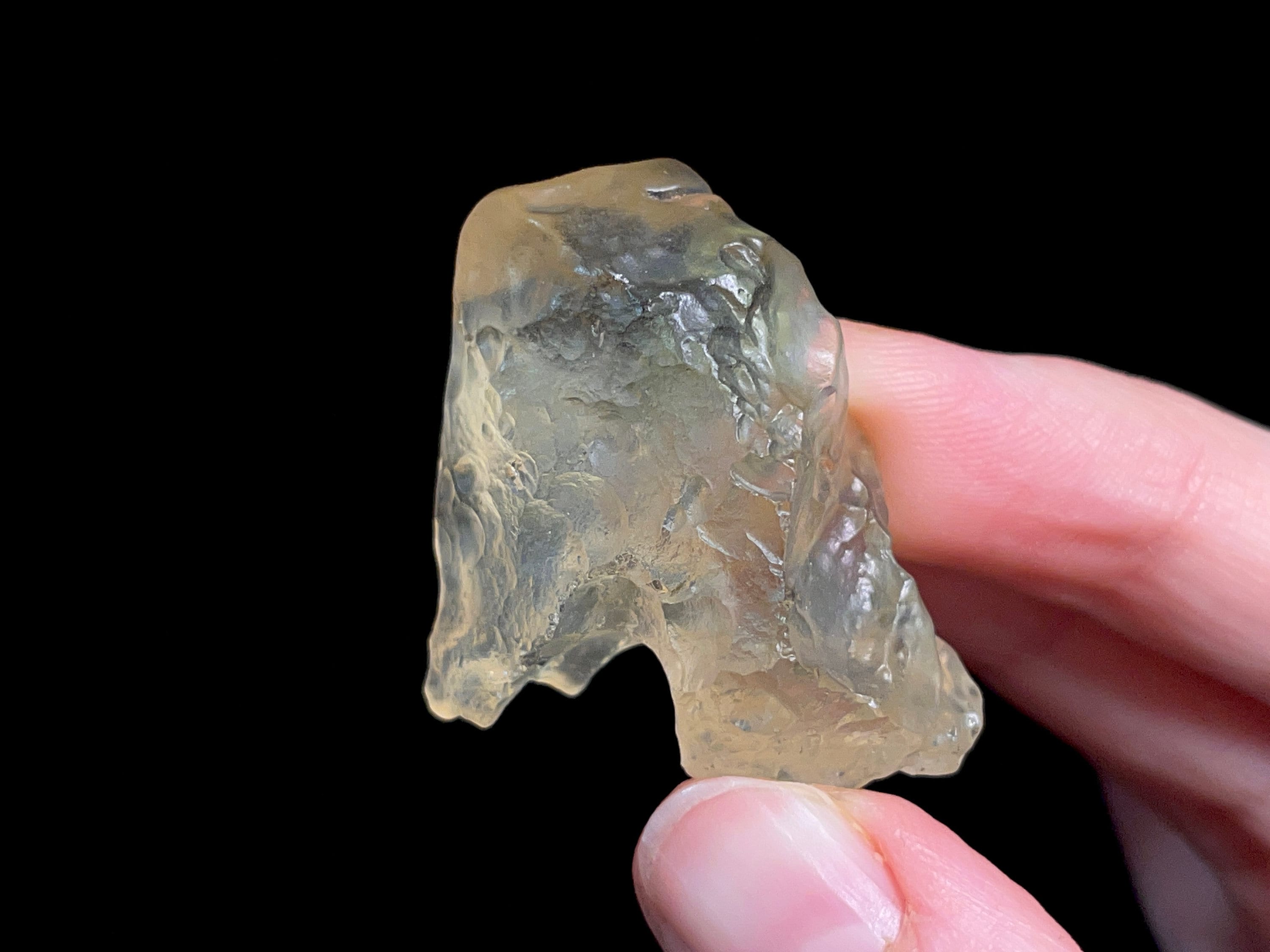 LIBYAN DESERT GLASS Raw Crystal - Rare 2A Grade 15.8g - Metaphysical Healing Stones for Meditation, Energy Work & Spiritual Growth