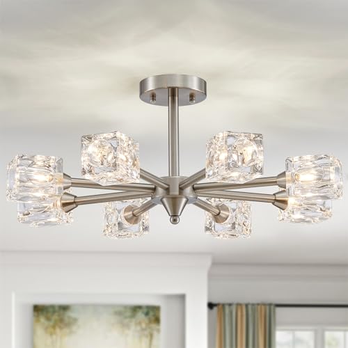 Round-8 Light-Brushed Nickel