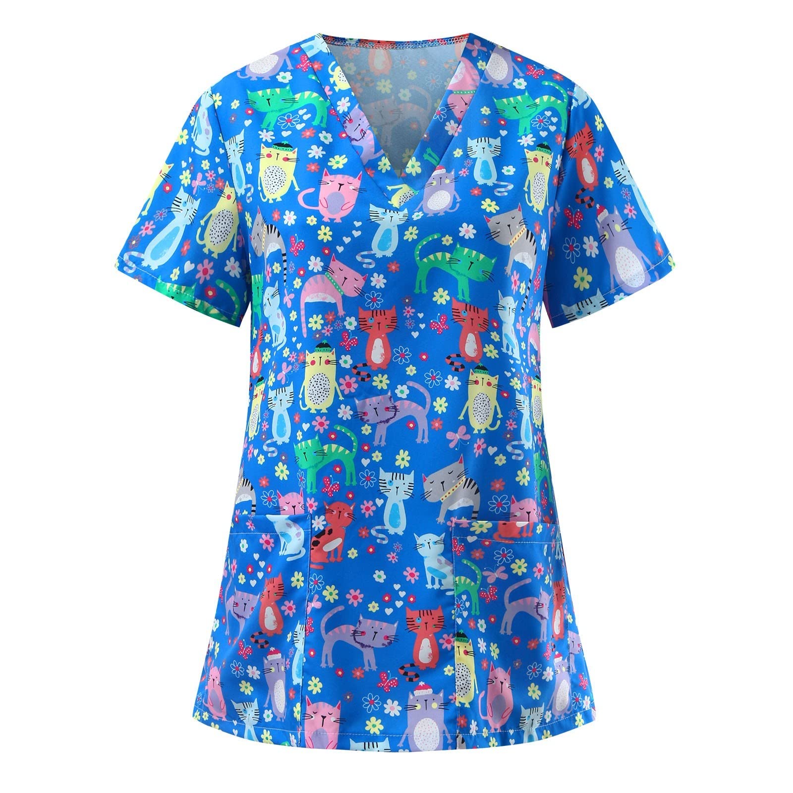 Plus Size Scrubs for Women - Classic Comfortable & Loose Fit Scrub Tops - Perfect for Nurses, Doctors & Healthcare Professionals