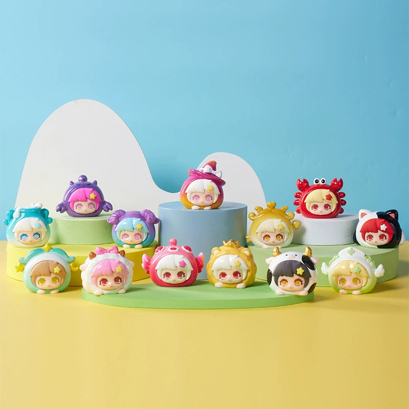 LOLI Zodiac Series Blind Box Collectible Figures - Cute Animal Zodiac Surprise Toys for Kids & Adults - Perfect for Gifts, Party Favors, and Home Decor