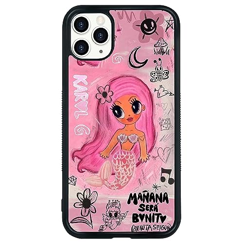Bichota Season Phone Case for iPhone 11 - Karol G Merch, Manana Sera Bonito Protective Cover - Trendy Artist-Themed Case for Concerts, Parties & Daily Use