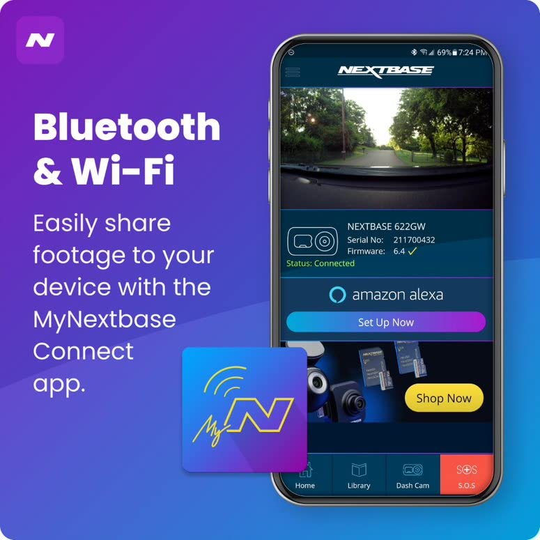 Nextbase 422GW Dash Cam - 2.5