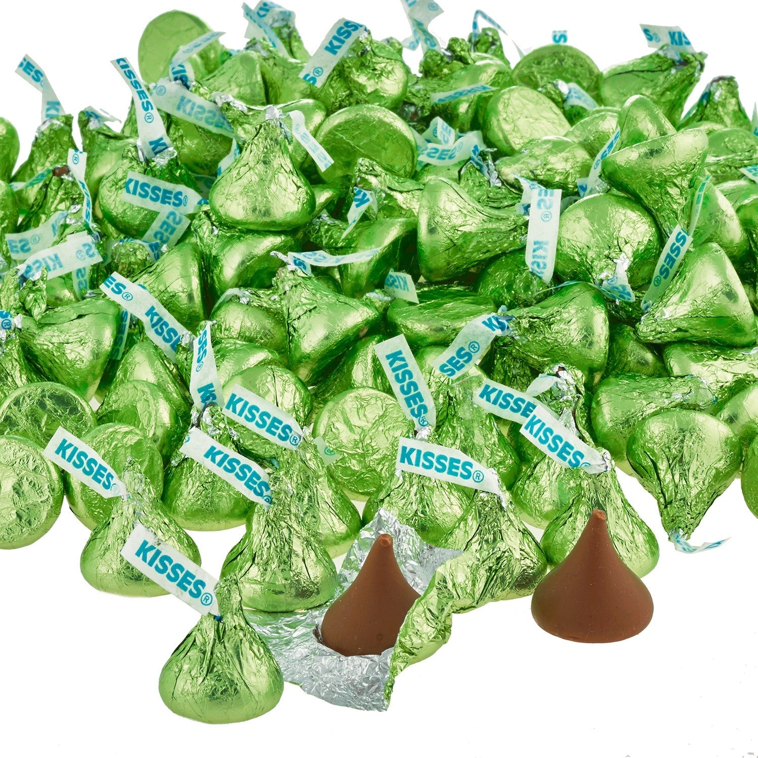 Hershey's Kisses Green Candy - 4.2lb Bulk Bag for Baking, Parties & Holiday Gifts