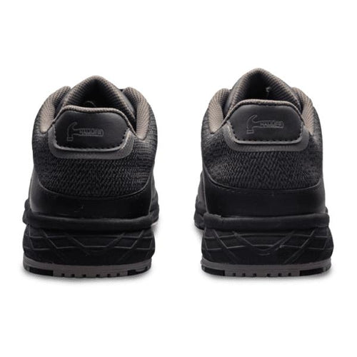 **Men's Hammer Razor Black & Grey Right-Handed Bowling Shoes – Perfect for League Play & Competitive Tournaments**