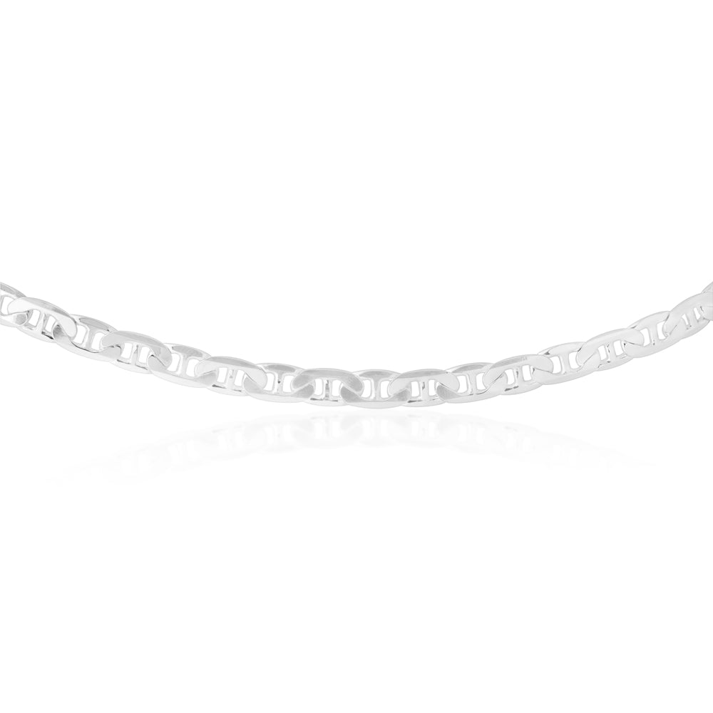 55cm Sterling Silver 200 Gauge Anchor Chain Necklace for Women - Durable 925 Silver Jewelry for Everyday Wear, Layering & Gift Giving