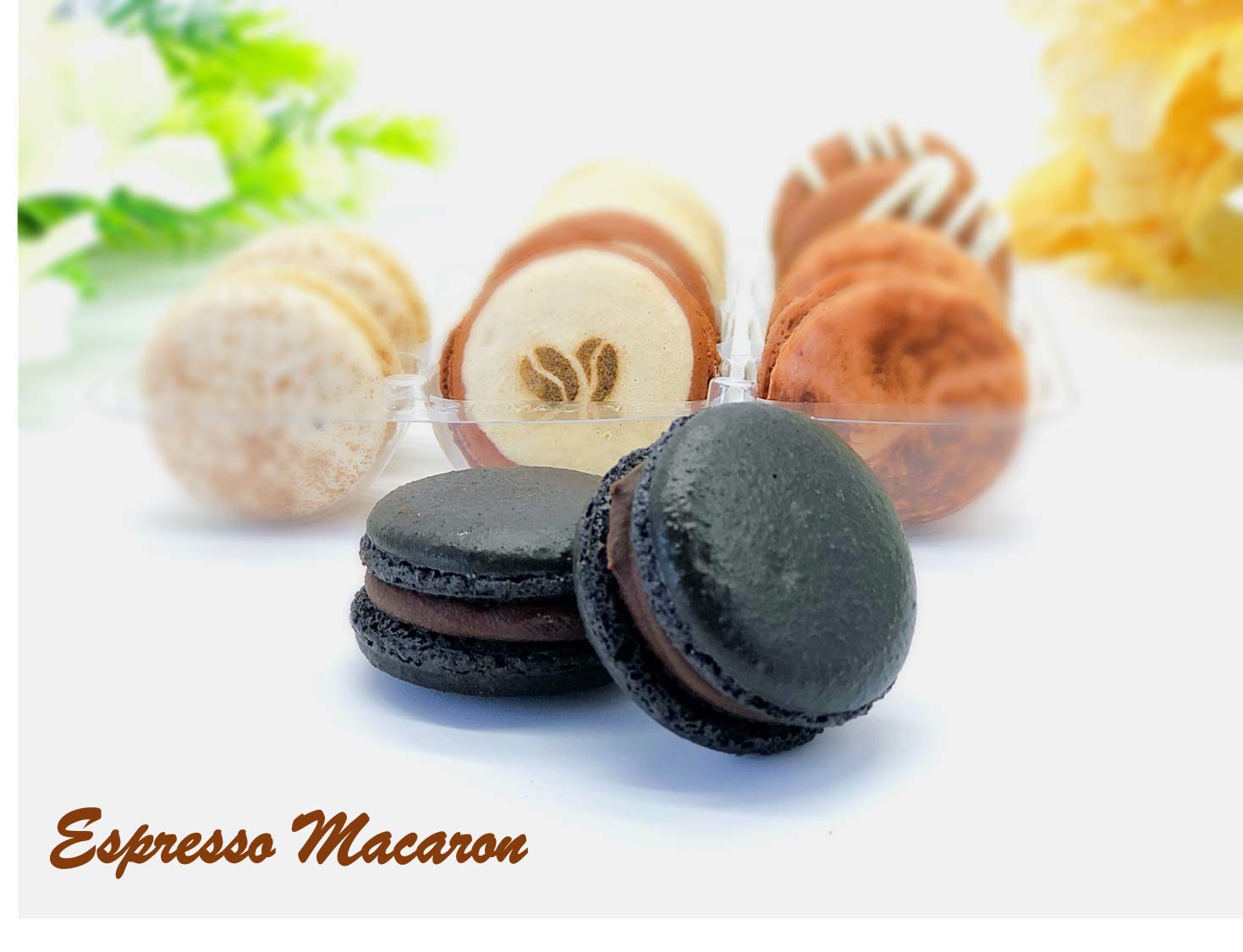 Gluten Free Macaron Collection (24 Pack) - Delicious French Cookies for Coffee Lovers | Perfect for Afternoon Tea, Gifts & Dessert Parties