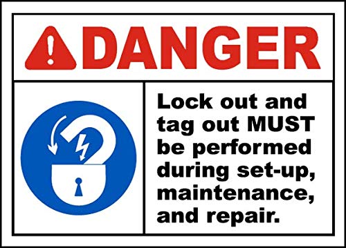 Vinyl Safety & Warning Stickers Bundle - 6 Pack (13