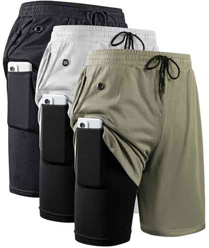 3 Pack Black / Light Grey / Army Green