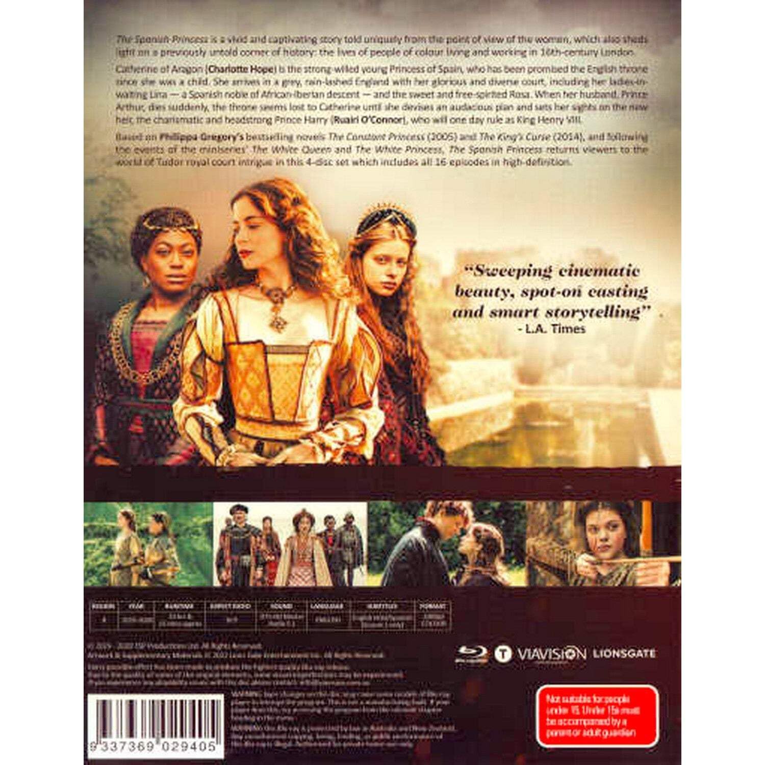The Spanish Princess: Complete Series DVD - Historical Drama, Royal Intrigue, and Romance | Perfect for Fans of Period Dramas and Tudor History