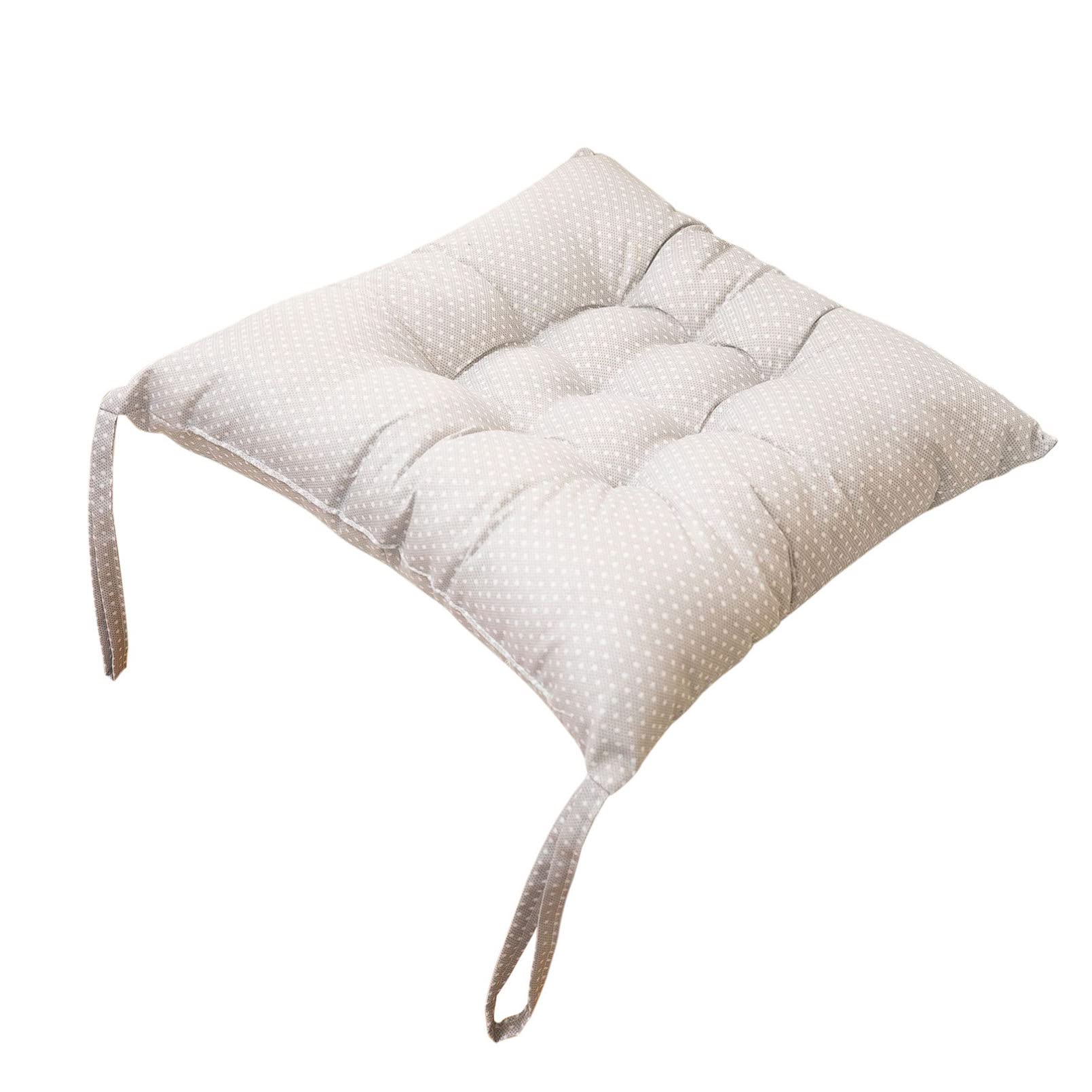 Square Cotton Chair Cushion - Comfortable Upholstery Seat Pad for Office, Home, Car, Outdoor & Garden Sofa - Perfect for Work Desks, Living Rooms, Vehicles and Patio Furniture