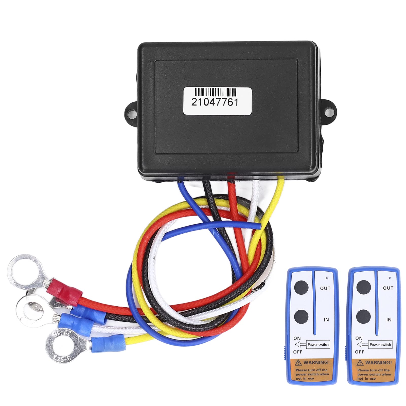 Yctze Wireless Winch Remote Control System - 120W 12-24V Electric Winch Controller for Jeep, Truck, ATV, SUV - Perfect for Off-Road Recovery & Towing Operations