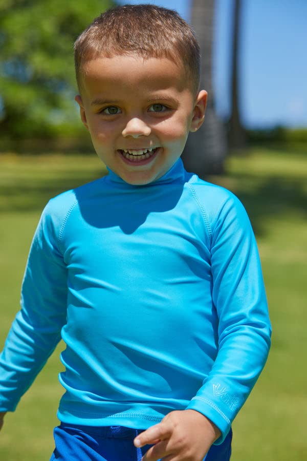 UV SKINZ Kids’ UPF 50+ Long Sleeve Sun & Swim Shirt - Quick Dry Rash Guard for Boys & Girls - Perfect for Beach, Pool & Outdoor Water Activities