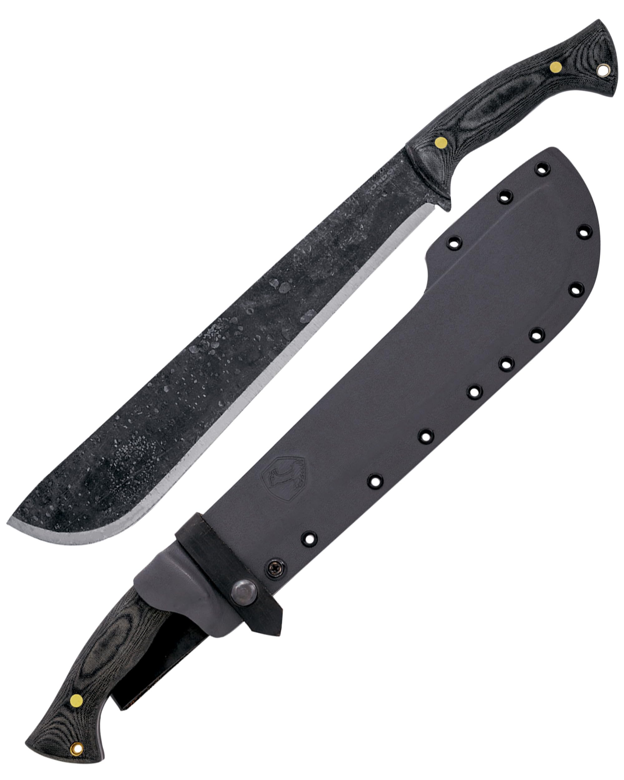 Condor Tool & Knife Wastelander Survival Machete - 1075 High Carbon Steel Blade with Micarta Handle & Kydex Sheath - Heavy Duty Bushcraft, Camping, Survival Knife for Outdoor Adventures, Hunting, and Emergency Preparedness