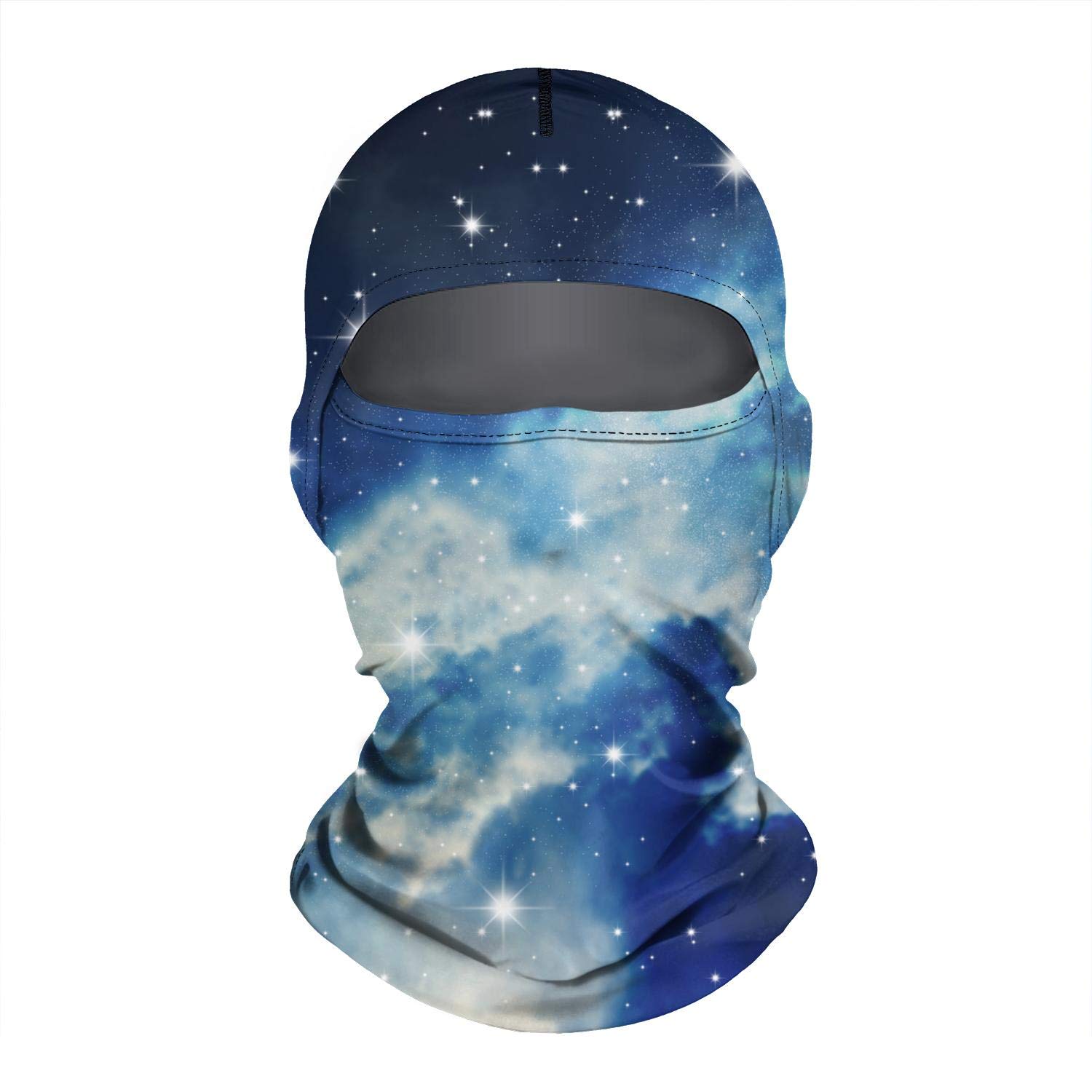 Wind-Resistant Galaxy Universe Nebula Space Ski Mask Balaclava - Cold Weather Face Cover for Men & Women | Outdoor Sports, Skiing, Snowboarding, Motorcycling & Winter Activities