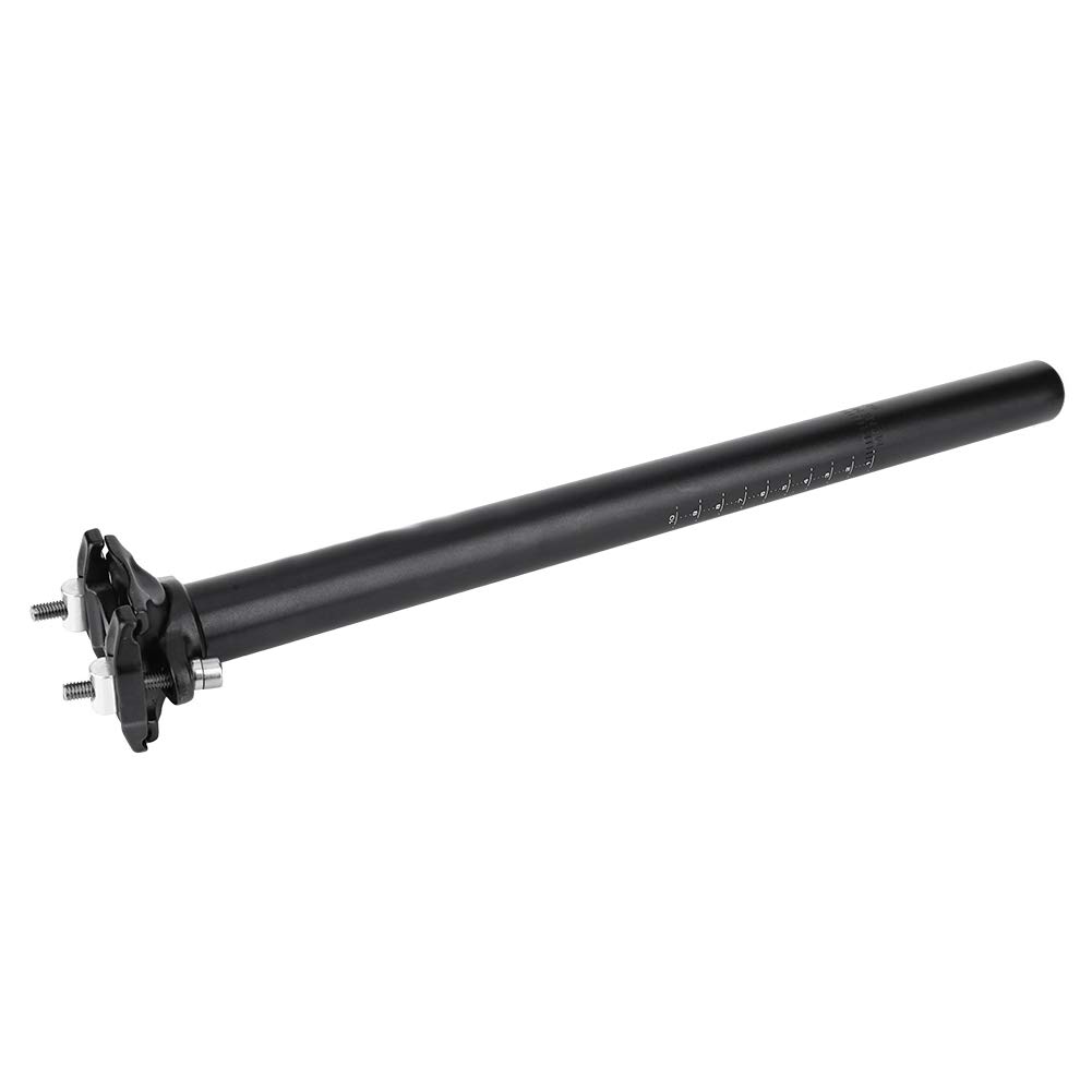 Lightweight Aluminum Alloy Bicycle Seatpost - Adjustable 2-Bolt Design for Road & Mountain Bikes | Durable Bike Seat Tube with Safety Scale | Perfect for Commuting, Trail Riding & Cycling Adventures