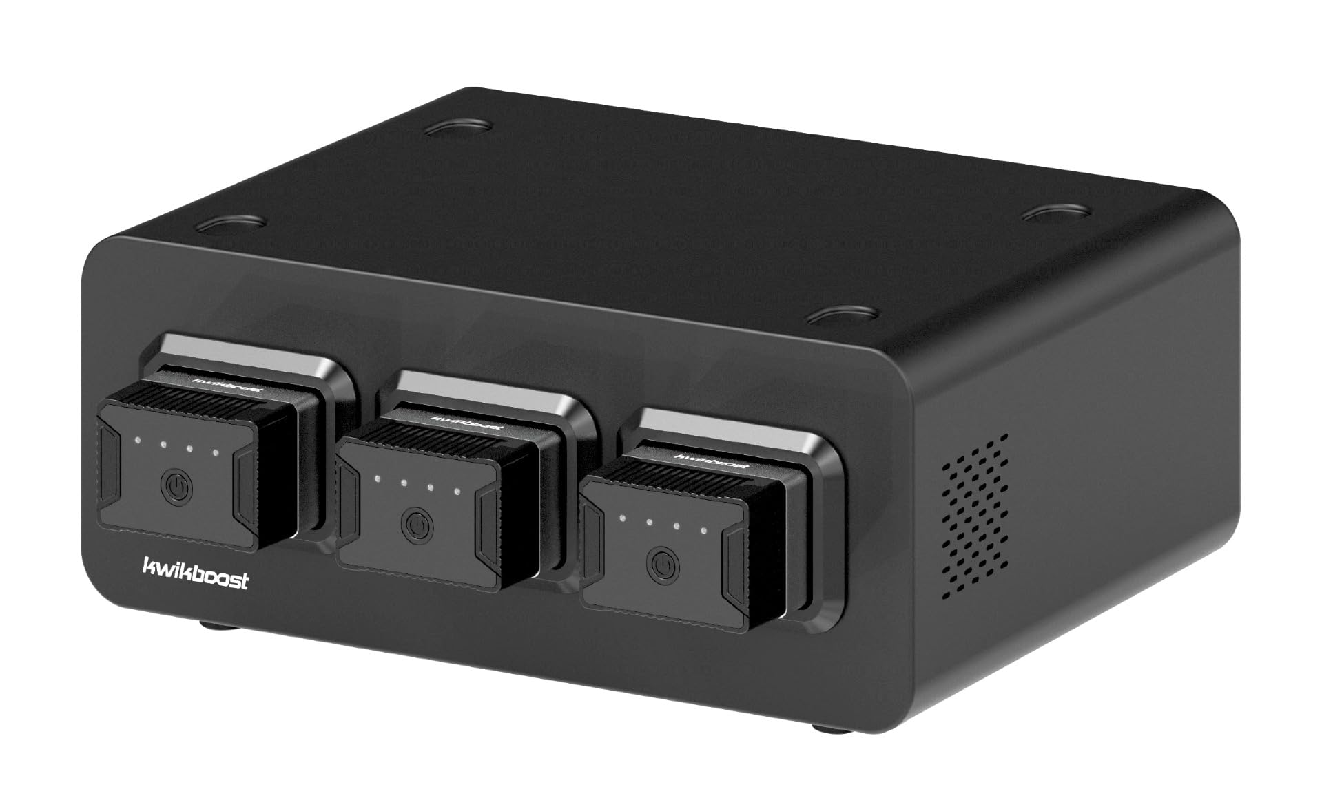EdgePower 3-Bay Battery Charging Station for KwikBoost EdgePower Batteries - Fast Multi-Device Charger for Classroom, Office & Retail Use - Compact Charging Hub for Tablets, Phones & Mobile Devices (Batteries Not Included)