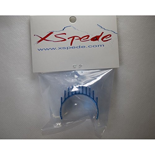 EMX103816 Light Blue Clip-On Aluminum Heat Sink for 540/550 Motors - Perfect Cooling Solution for RC Cars, Drones, and Hobby Motors