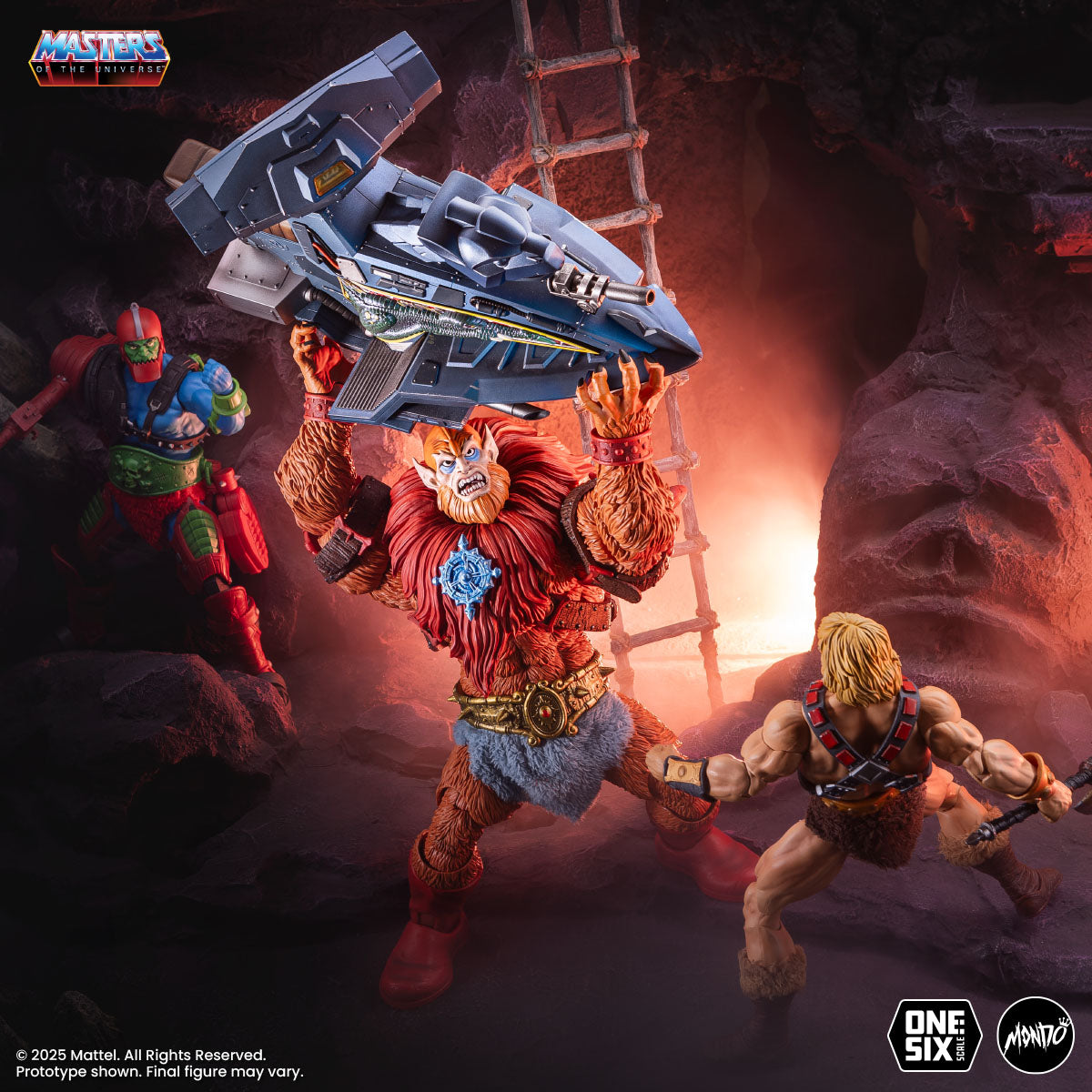 Masters of the Universe Beast Man 1/6 Scale Action Figure - Classic Variant Collectible Toy for Display & Play | Perfect for Fans, Collectors, and Home Decor