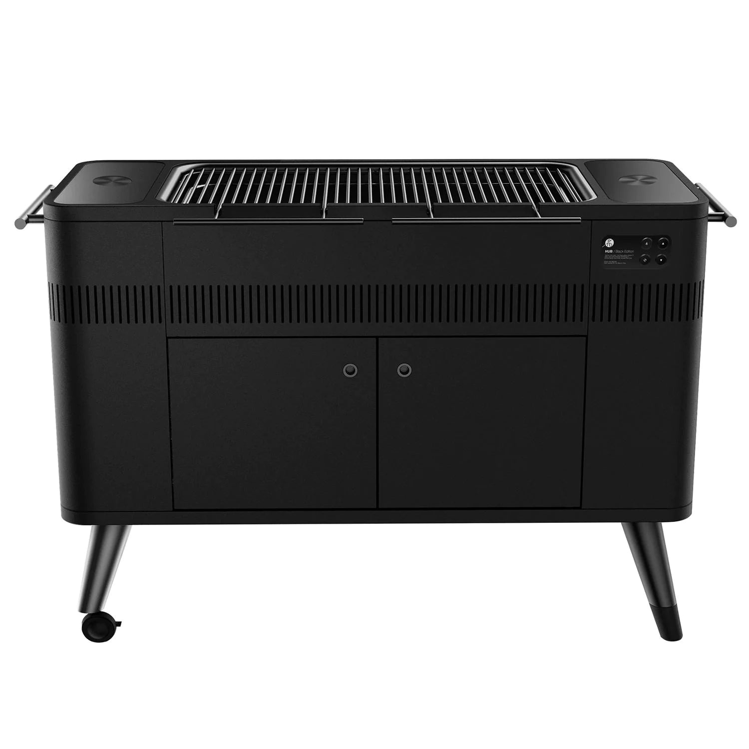 Everdure By Heston Blumenthal HUB II 54-Inch Charcoal Grill with Rotisserie & Electronic Ignition - Premium Outdoor BBQ Grill for Backyard, Patio & Camping - Model HBCE3BUS
