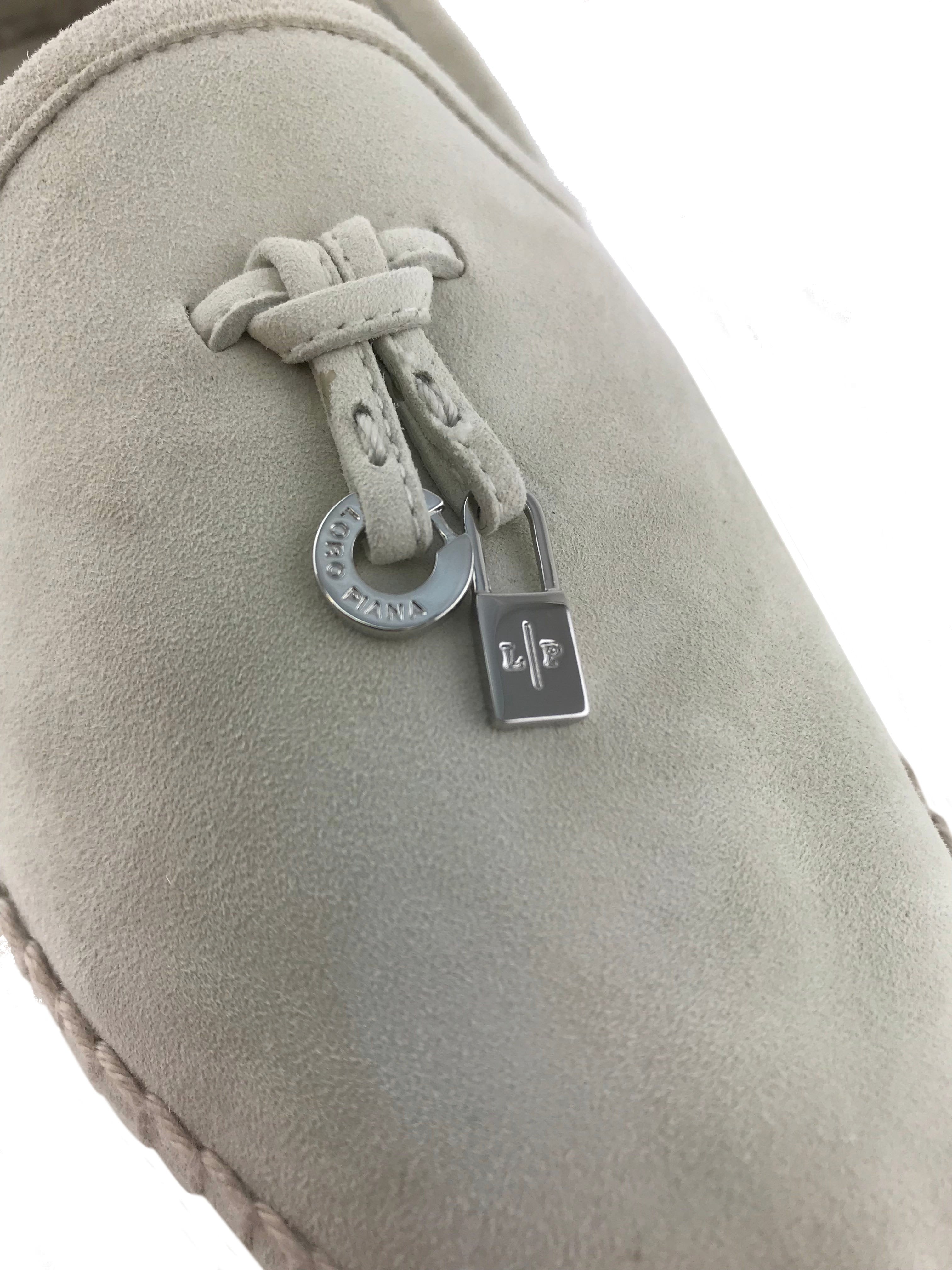 Loro Piana My Charms Suede Espadrilles Women's Size 7 | Comfortable Summer Casual Shoes for Beach, Vacation & Everyday Wear