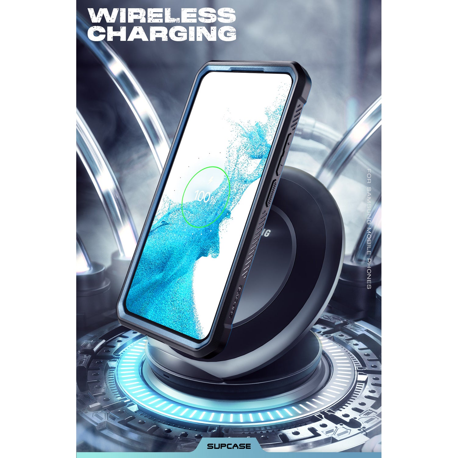 Samsung Galaxy S23 Ultra Case - Unicorn Beetle PRO Heavy Duty Rugged Protective Cover with Metallic Blue Finish | Shockproof, Durable & Slim Design for Outdoor, Work & Everyday Use