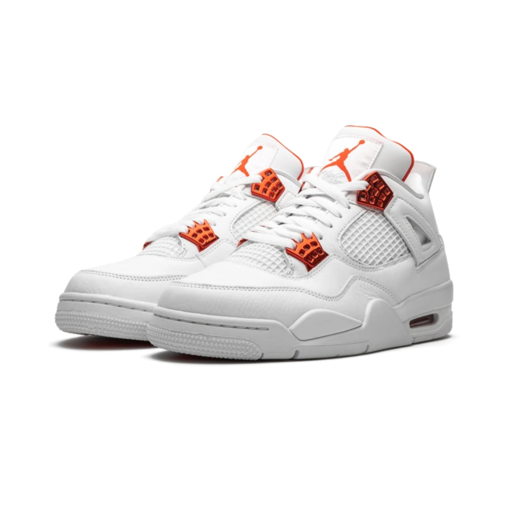 Air Jordan 4 Retro Metallic Orange Sneakers - Men's Basketball Shoes for Streetwear & Casual Style - Perfect for Sports, Gym & Everyday Fashion
