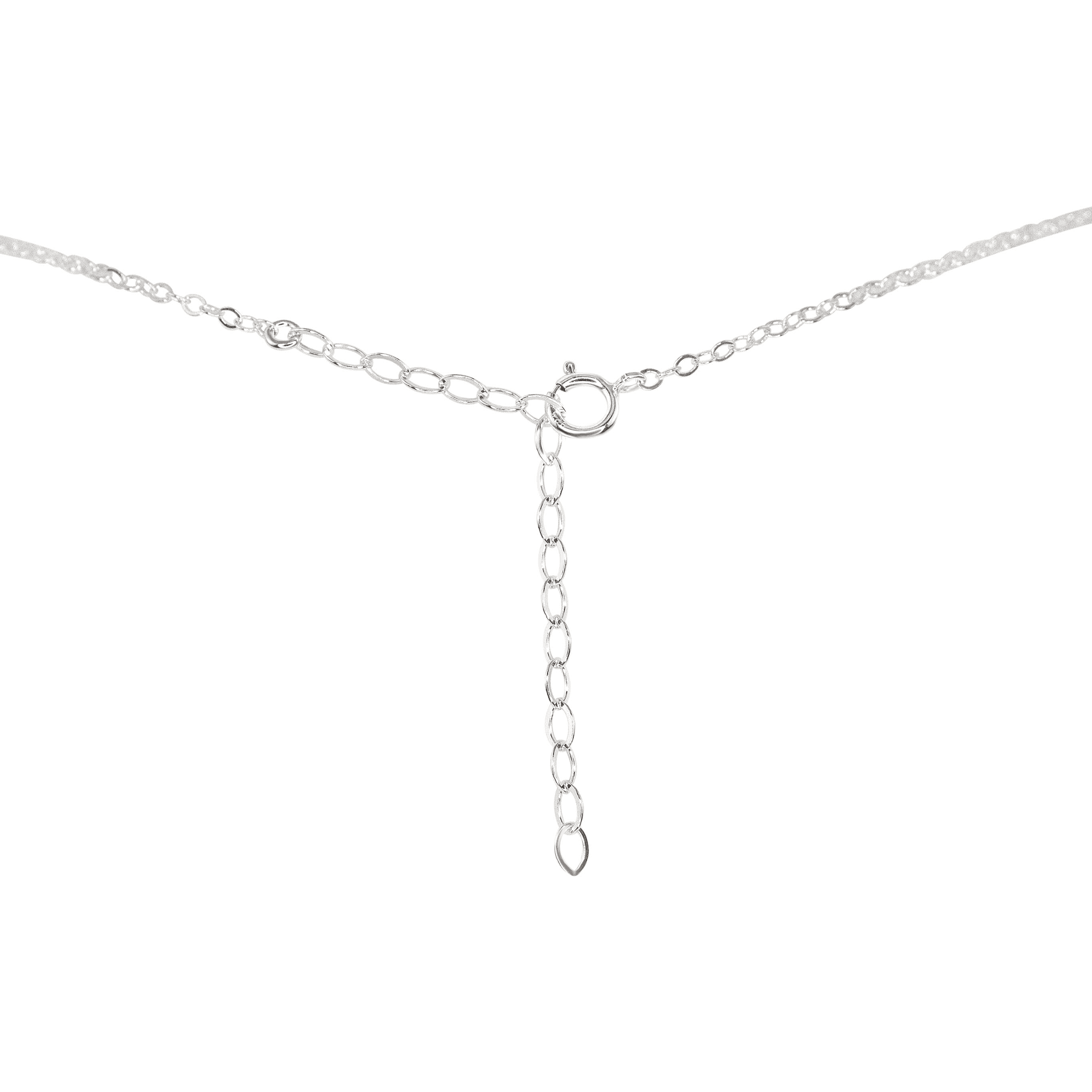Sparkling Blue Grey Iolite Faceted Bead Bar Necklace for Women - Elegant Handmade Jewelry Gift for Birthday, Anniversary & Special Occasions